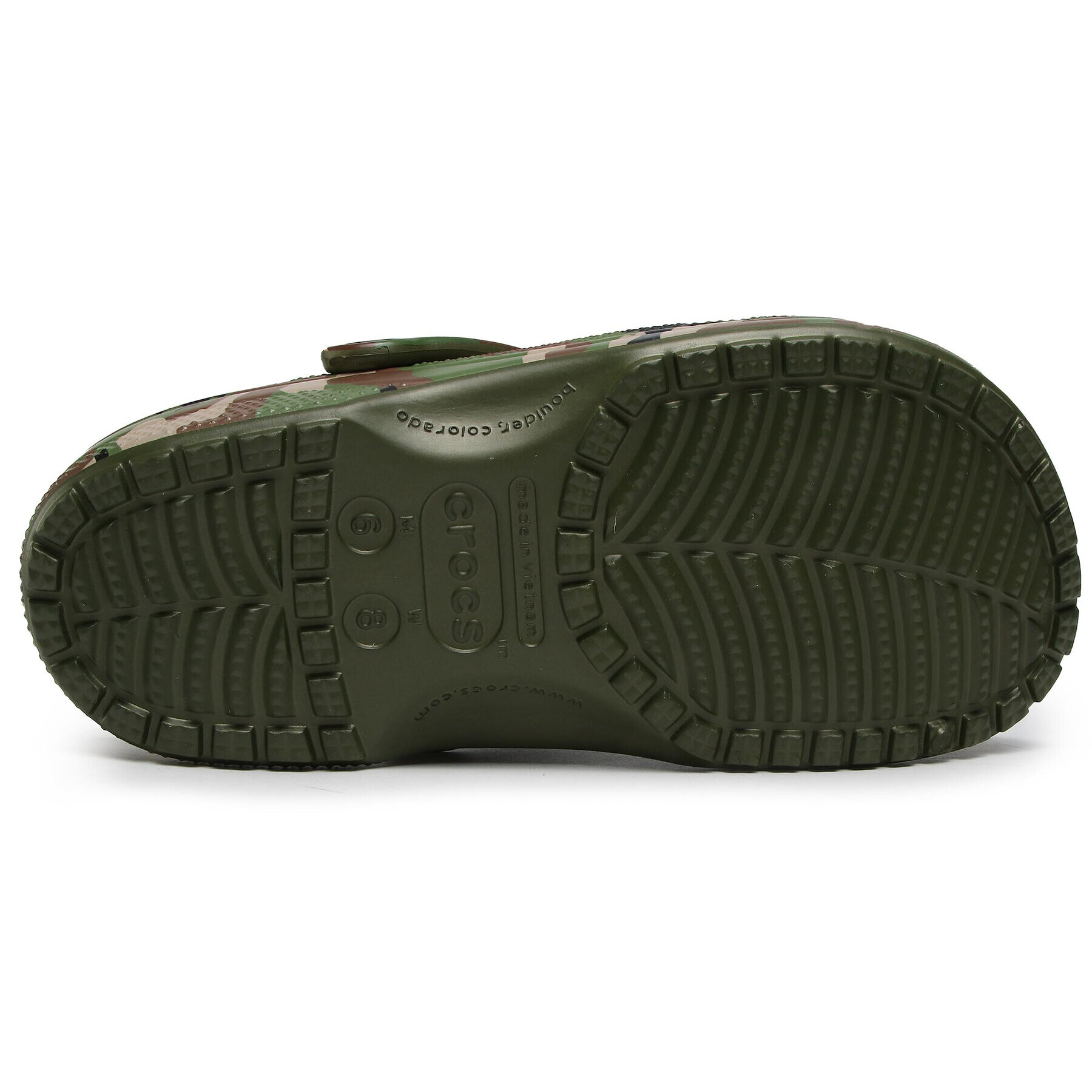 Crocs Nazouváky Classic Printed Camo Clog 206454 Zelená - Pepit.cz