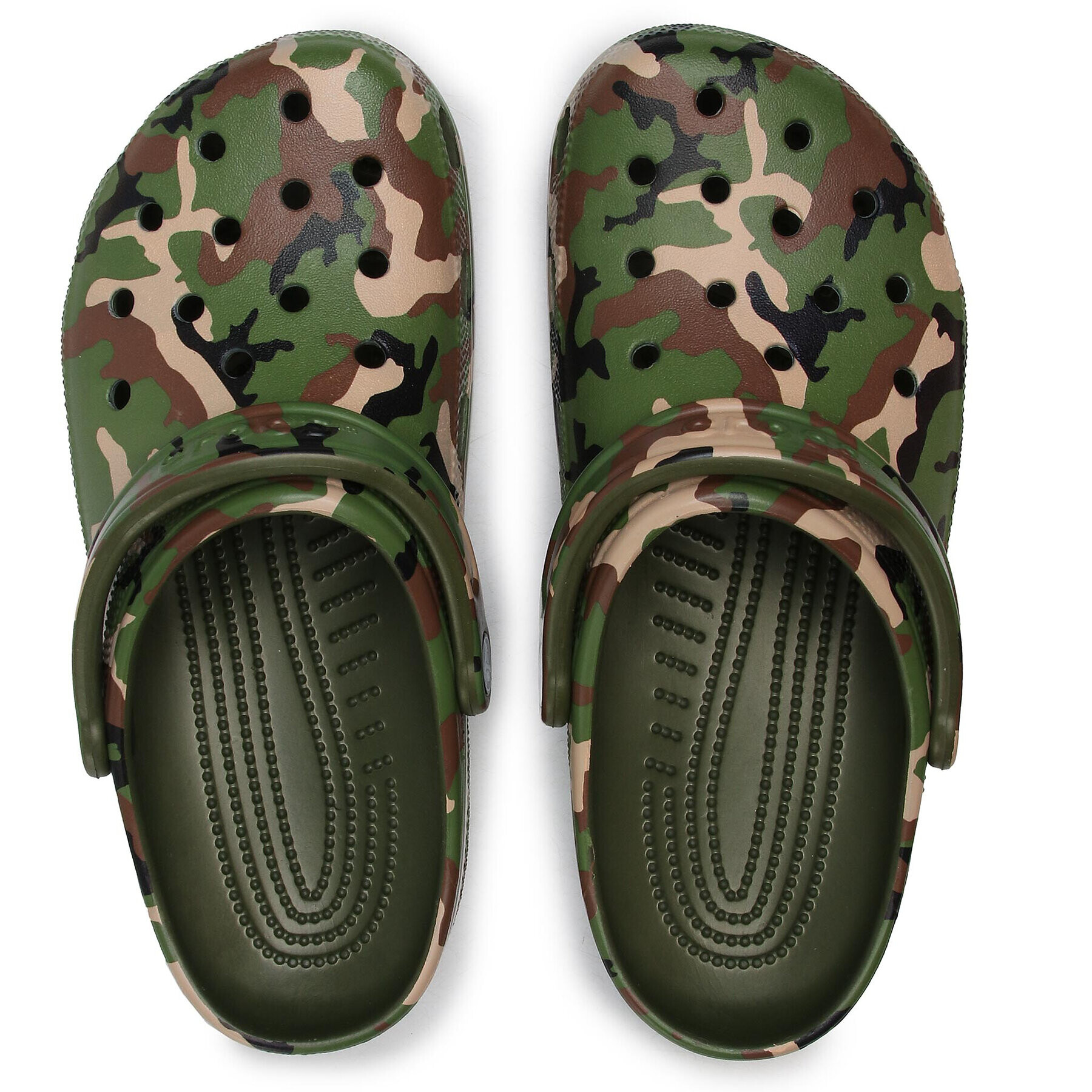 Crocs Nazouváky Classic Printed Camo Clog 206454 Zelená - Pepit.cz