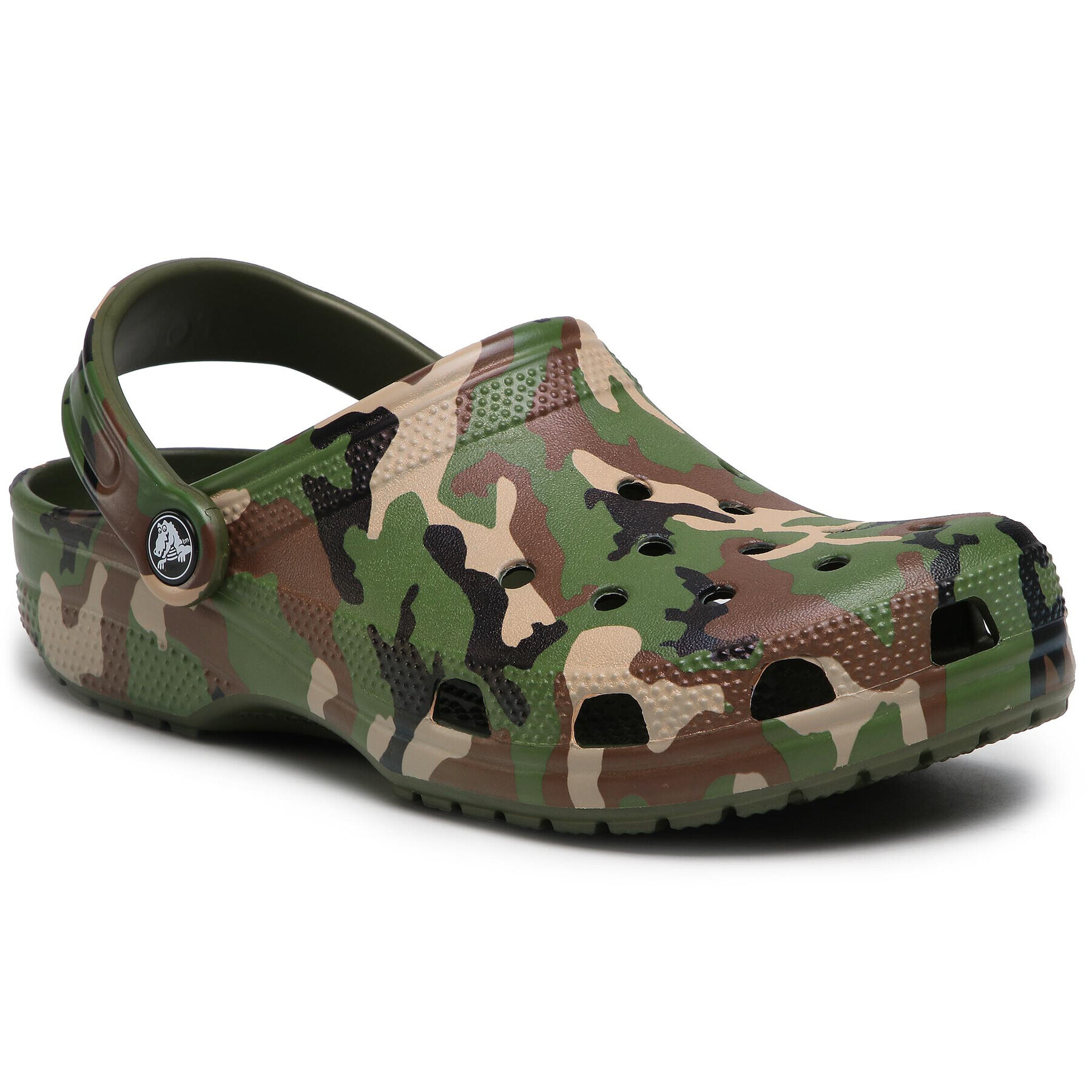 Crocs Nazouváky Classic Printed Camo Clog 206454 Zelená - Pepit.cz