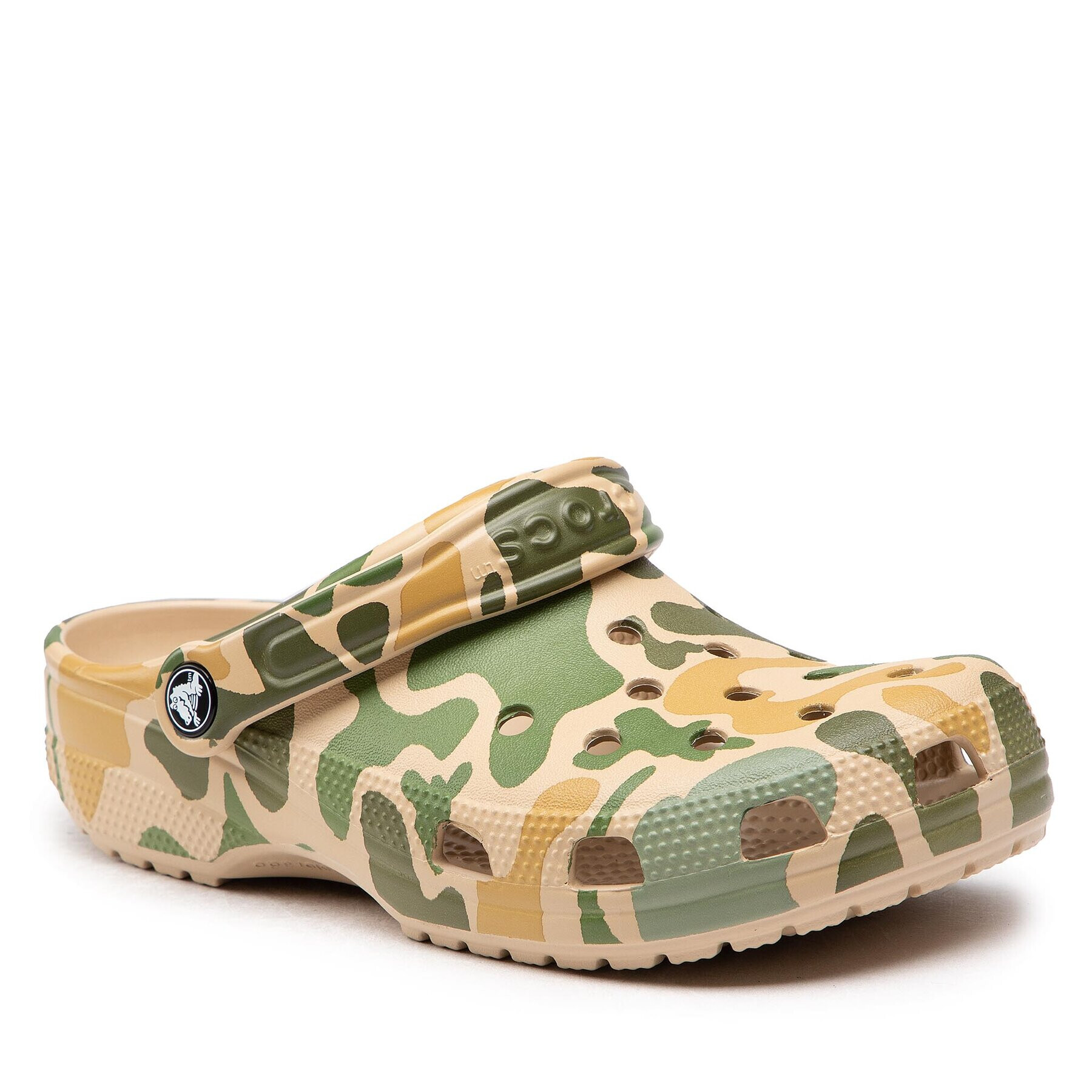 Crocs Nazouváky Classic Printed Camo Clog 206454 Zelená - Pepit.cz