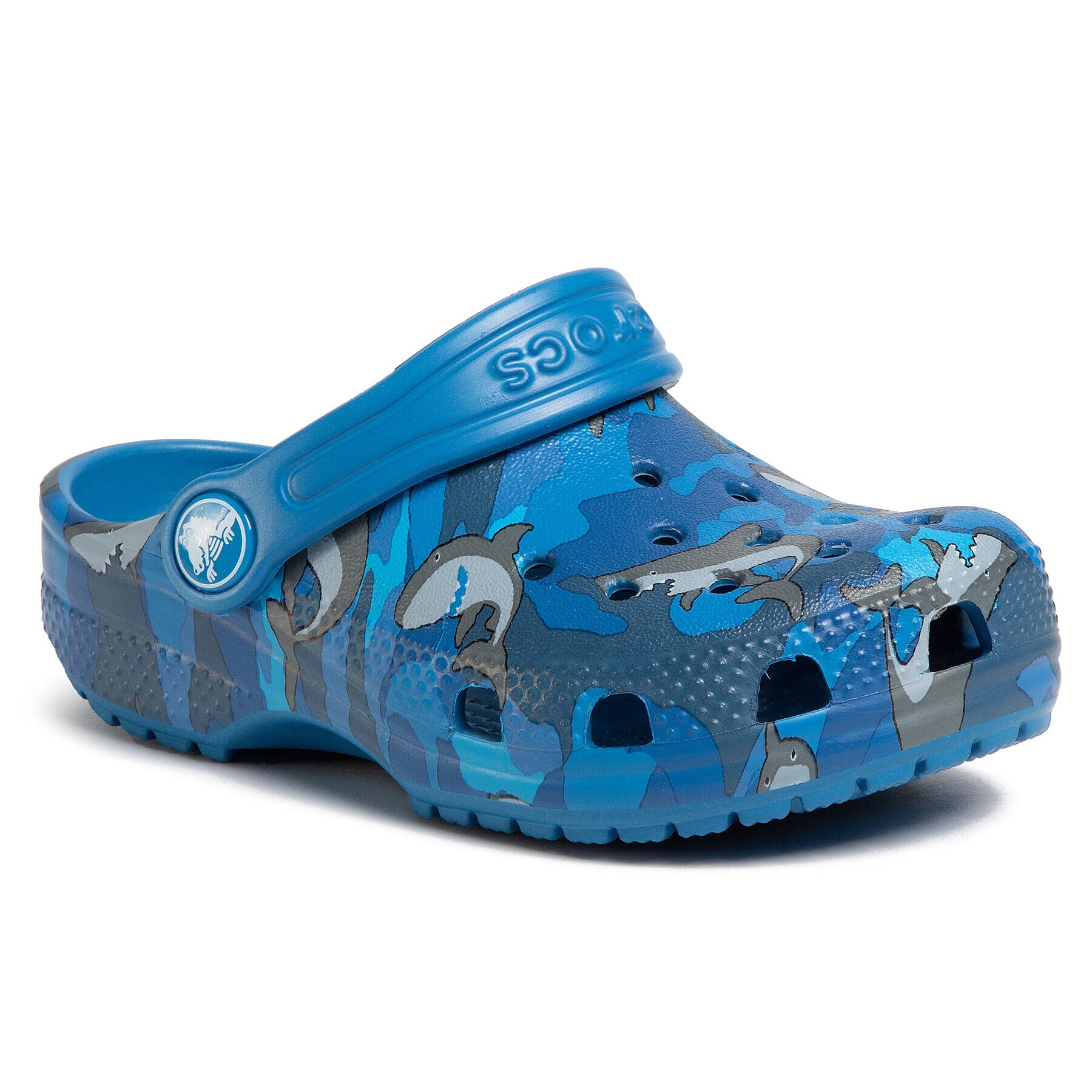 Crocs Nazouváky Classic Shark Clog Ps 206147 Tmavomodrá - Pepit.cz