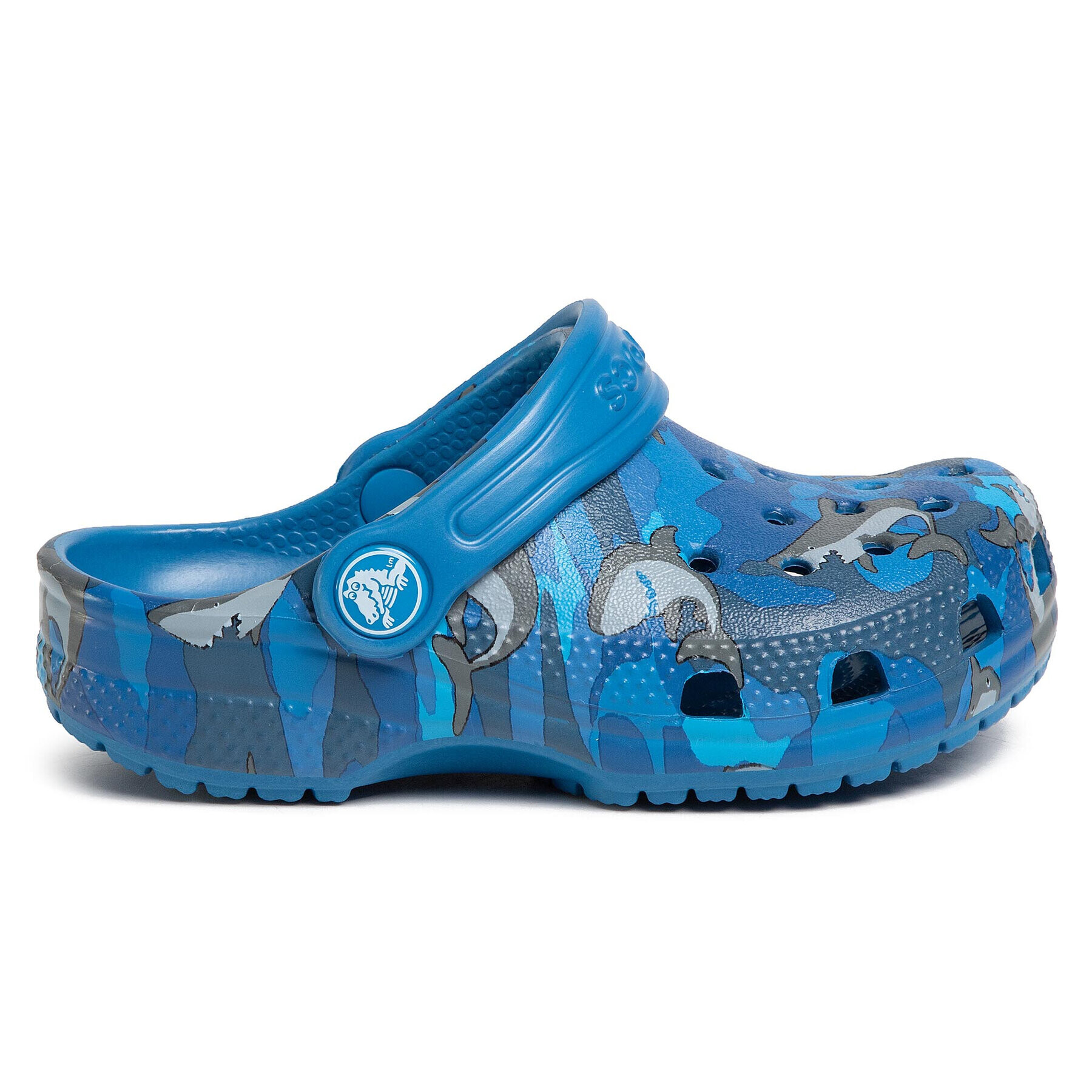 Crocs Nazouváky Classic Shark Clog Ps 206147 Tmavomodrá - Pepit.cz