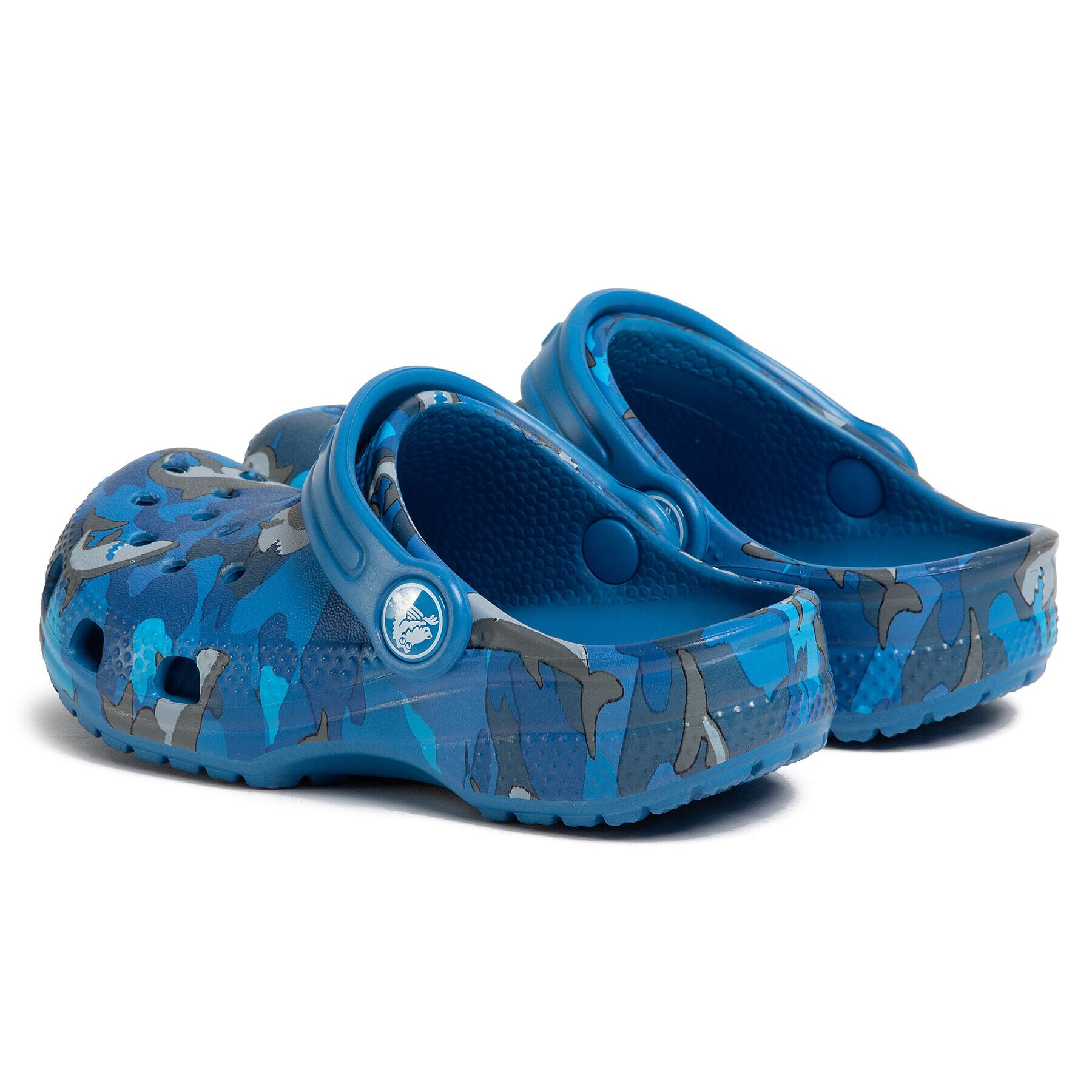 Crocs Nazouváky Classic Shark Clog Ps 206147 Tmavomodrá - Pepit.cz