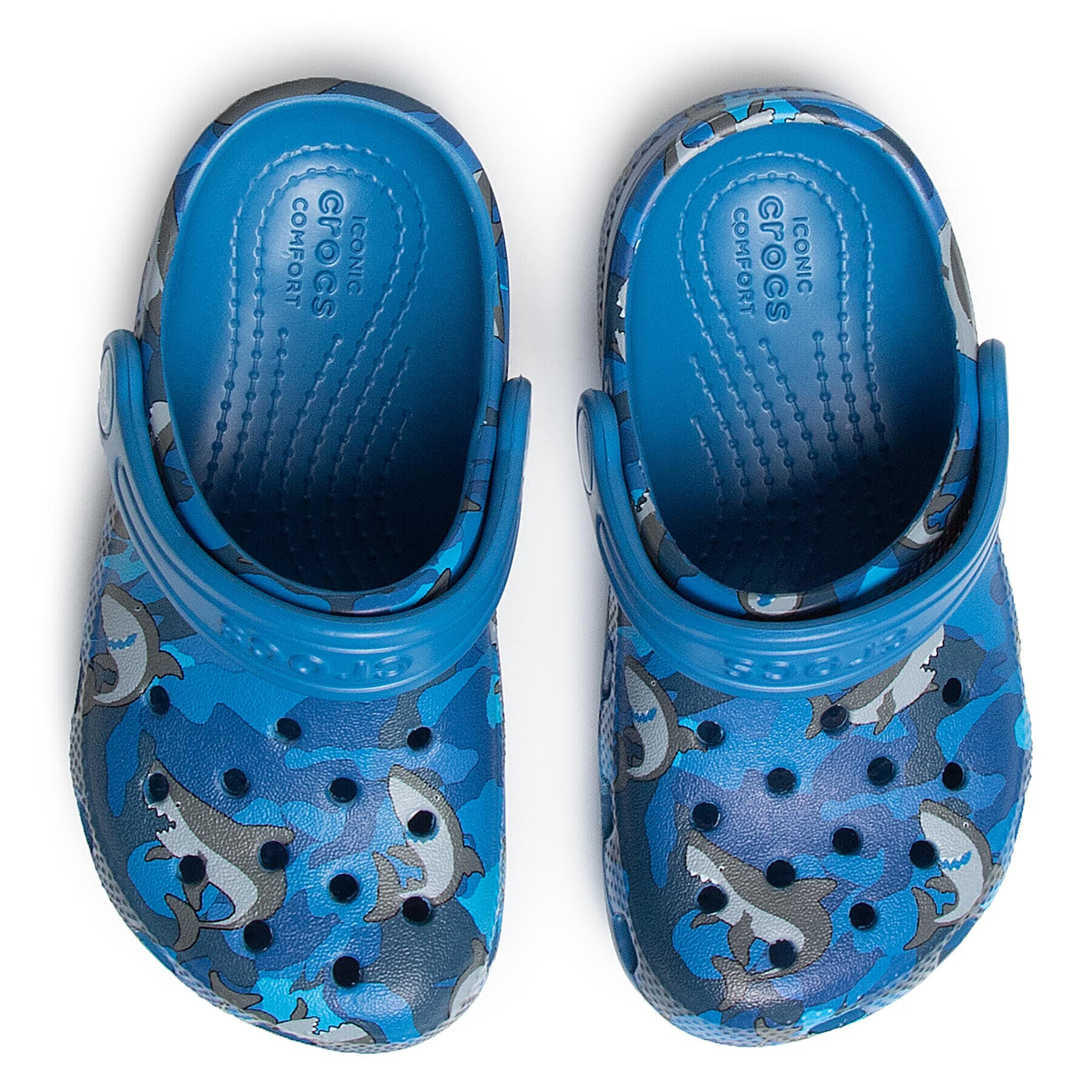 Crocs Nazouváky Classic Shark Clog Ps 206147 Tmavomodrá - Pepit.cz