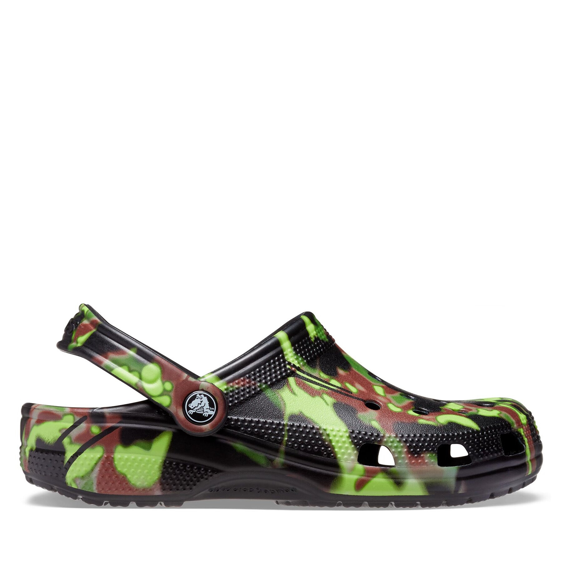 Crocs Nazouváky Classic Spray Camo Clog 208261 Černá - Pepit.cz