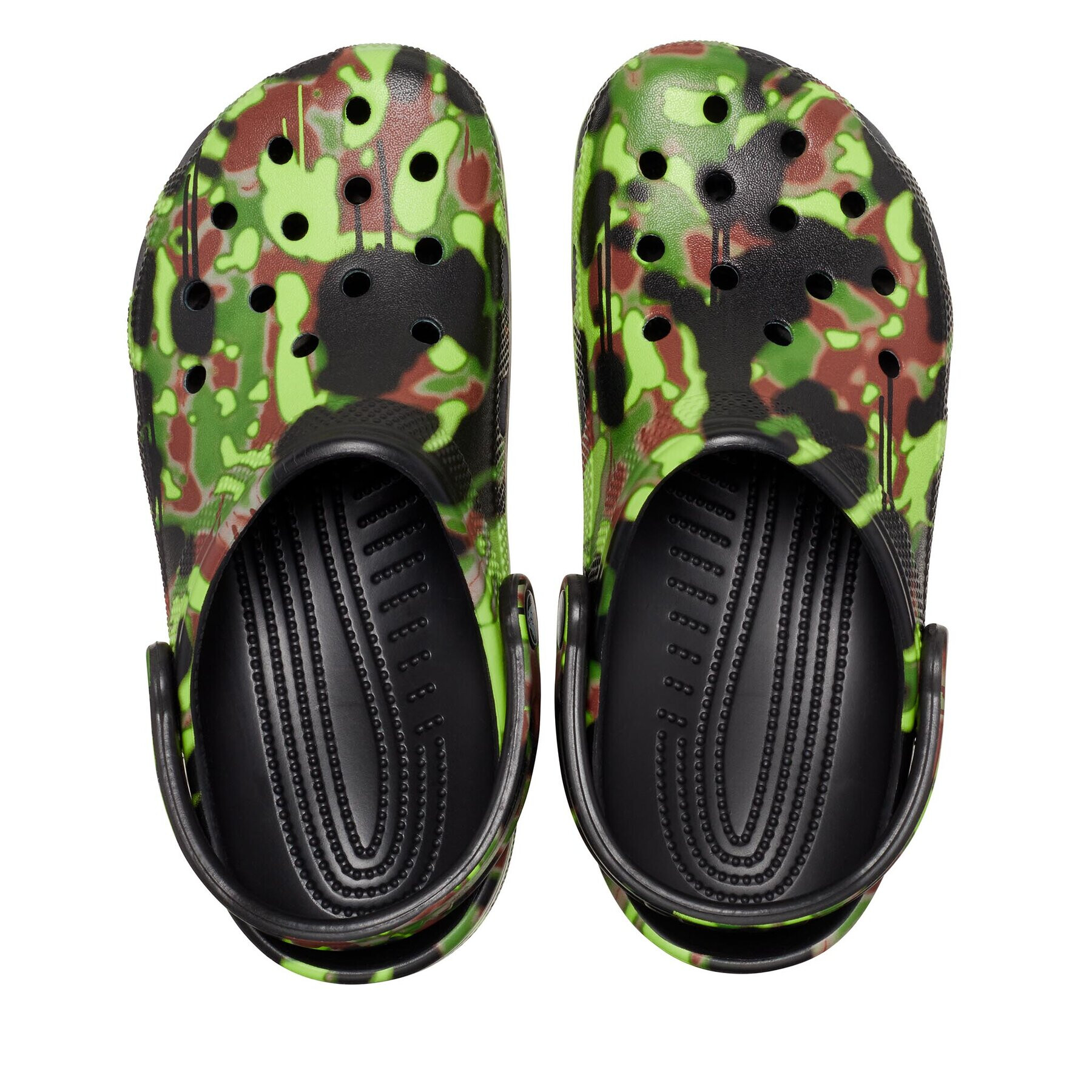 Crocs Nazouváky Classic Spray Camo Clog 208261 Černá - Pepit.cz