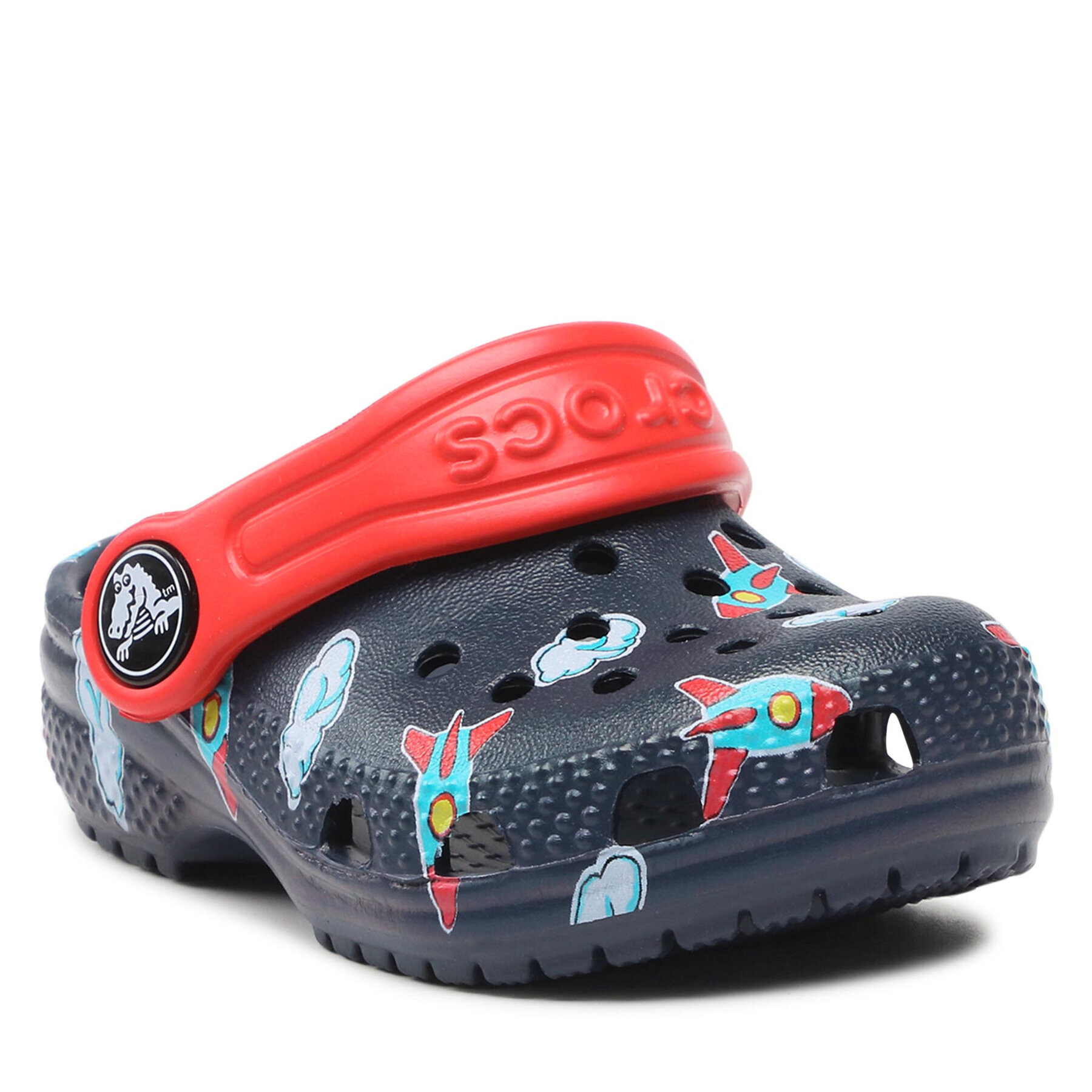 Crocs Nazouváky Classic Toddler Printed Clog Kids 207321 Tmavomodrá - Pepit.cz