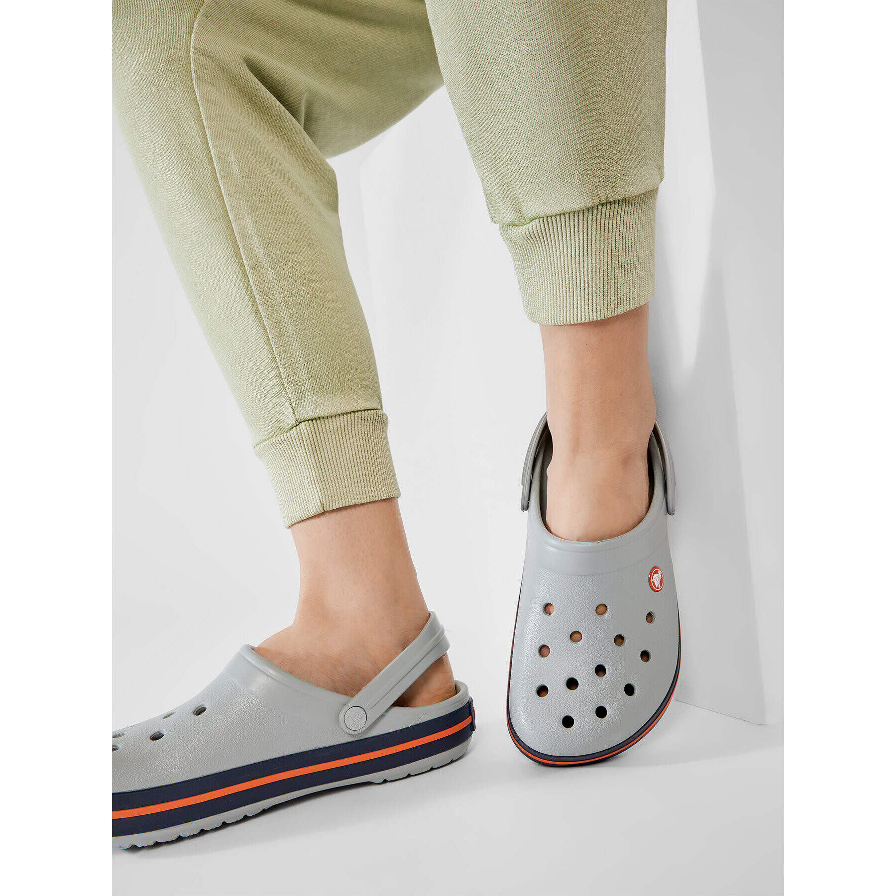 Crocs Nazouváky Crocband 11016 Šedá - Pepit.cz