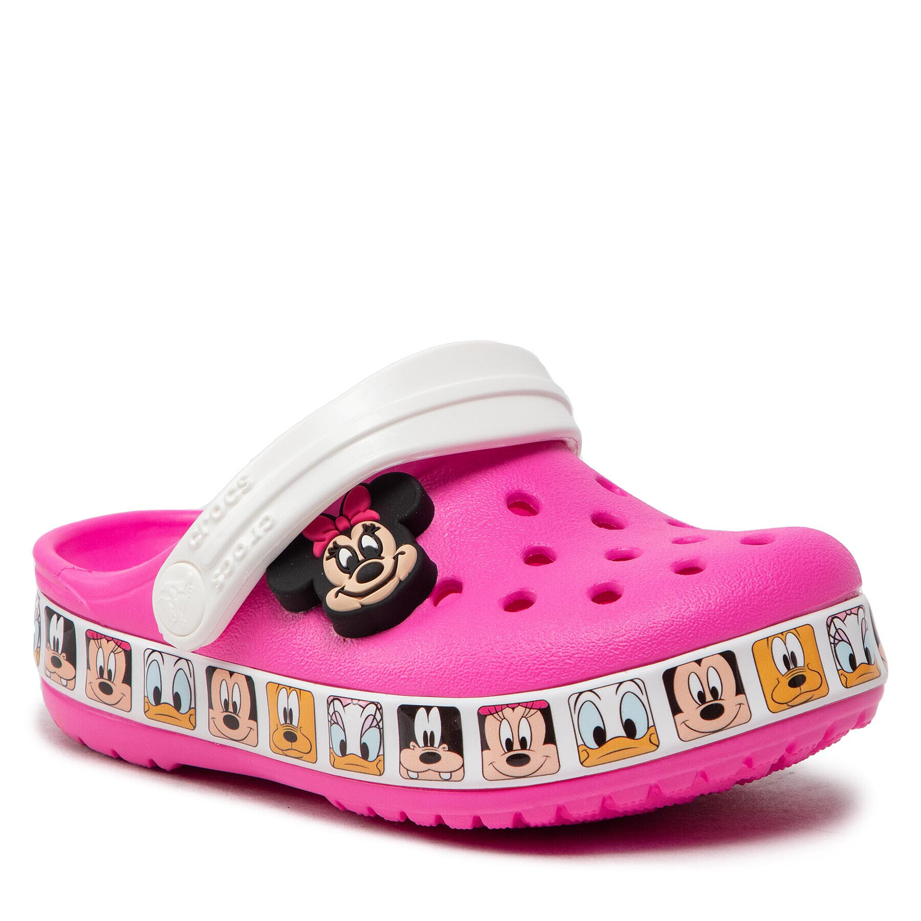 Crocs Nazouváky Fl Minnie Mouse Band 207720 Růžová - Pepit.cz