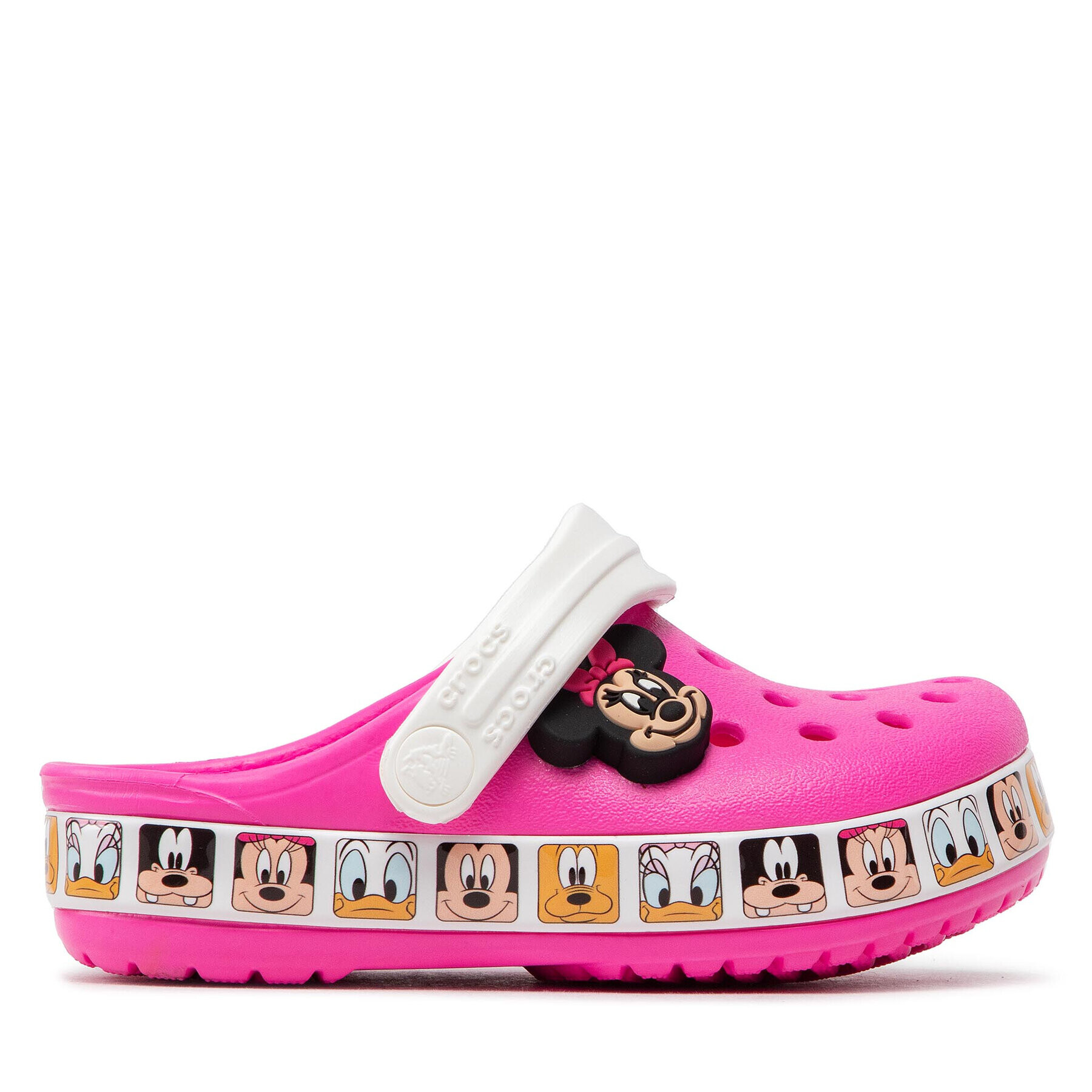 Crocs Nazouváky Fl Minnie Mouse Band 207720 Růžová - Pepit.cz