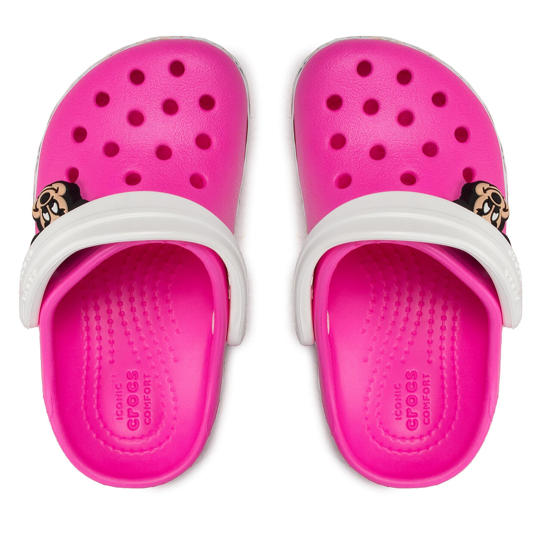 Crocs Nazouváky Fl Minnie Mouse Band 207720 Růžová - Pepit.cz