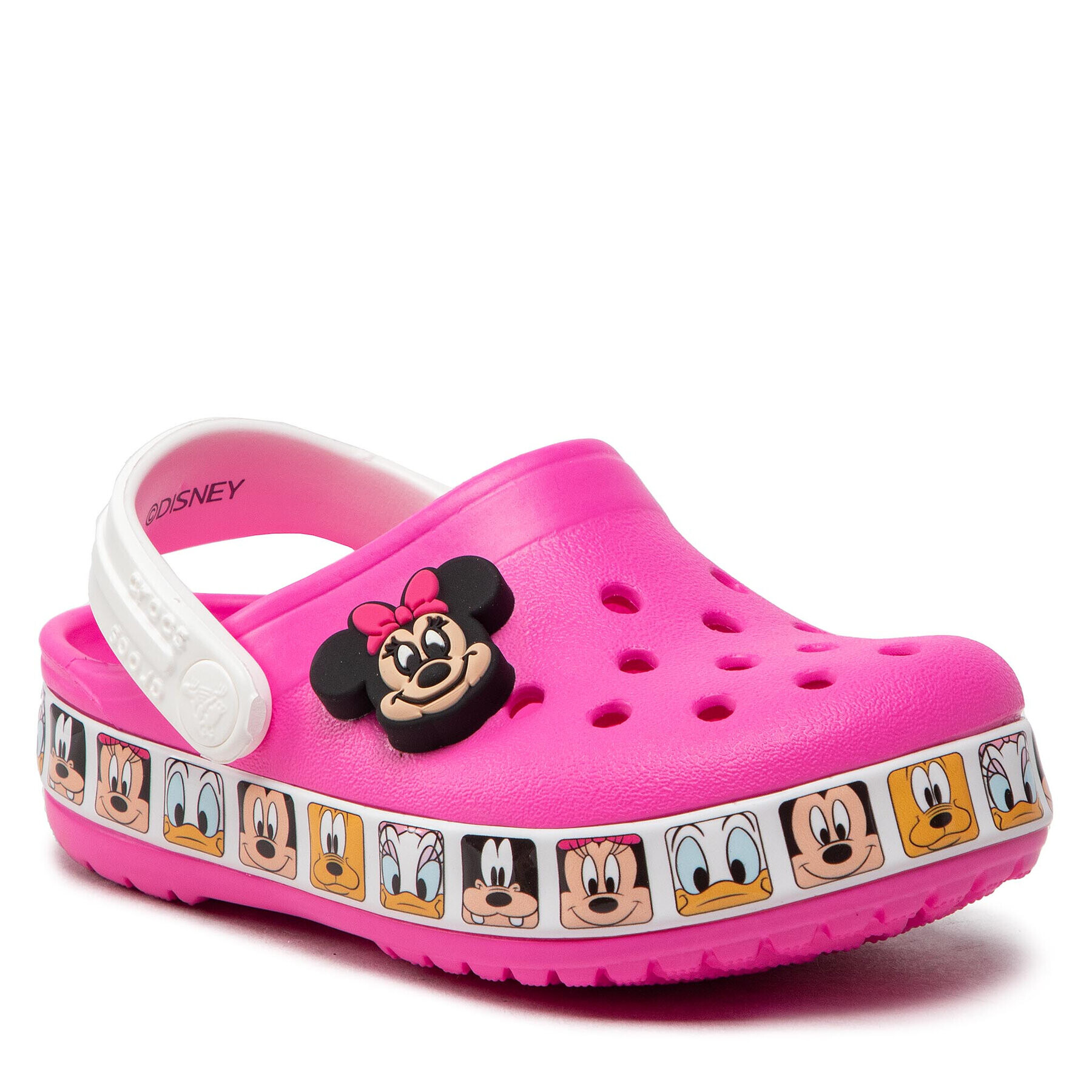 Crocs Nazouváky Fl Minnie Mouse Band 207720 Růžová - Pepit.cz