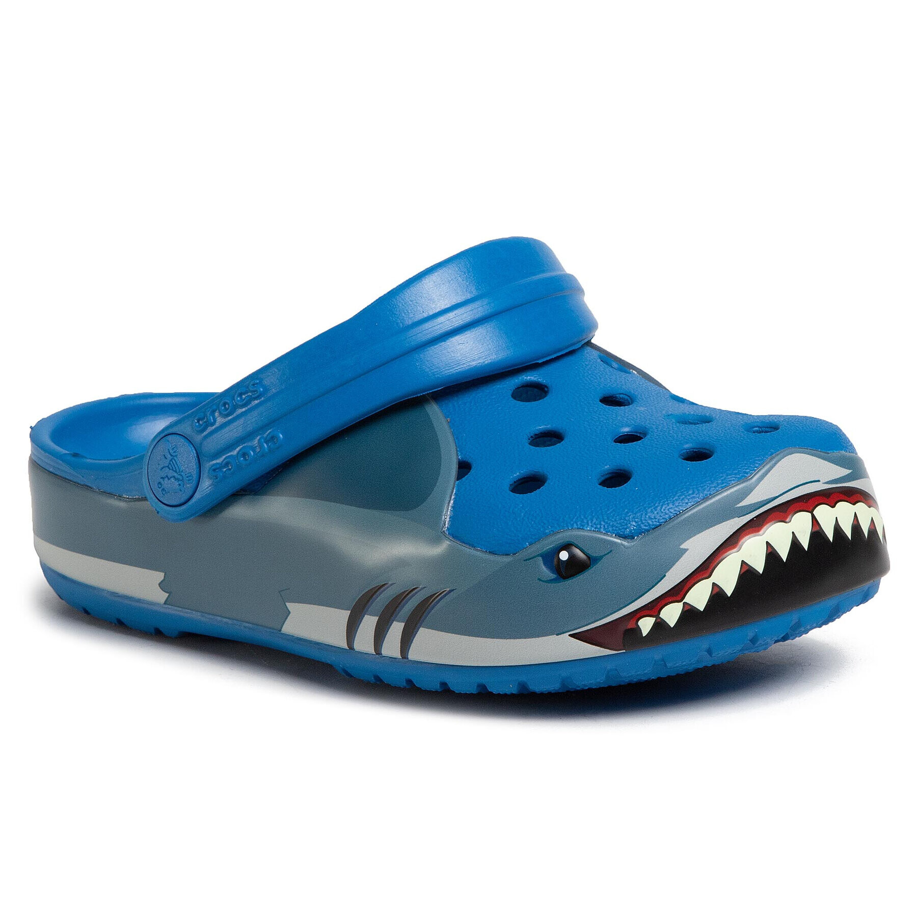 Crocs Nazouváky Fun Lab Shark Band Clg K 206271 Modrá - Pepit.cz