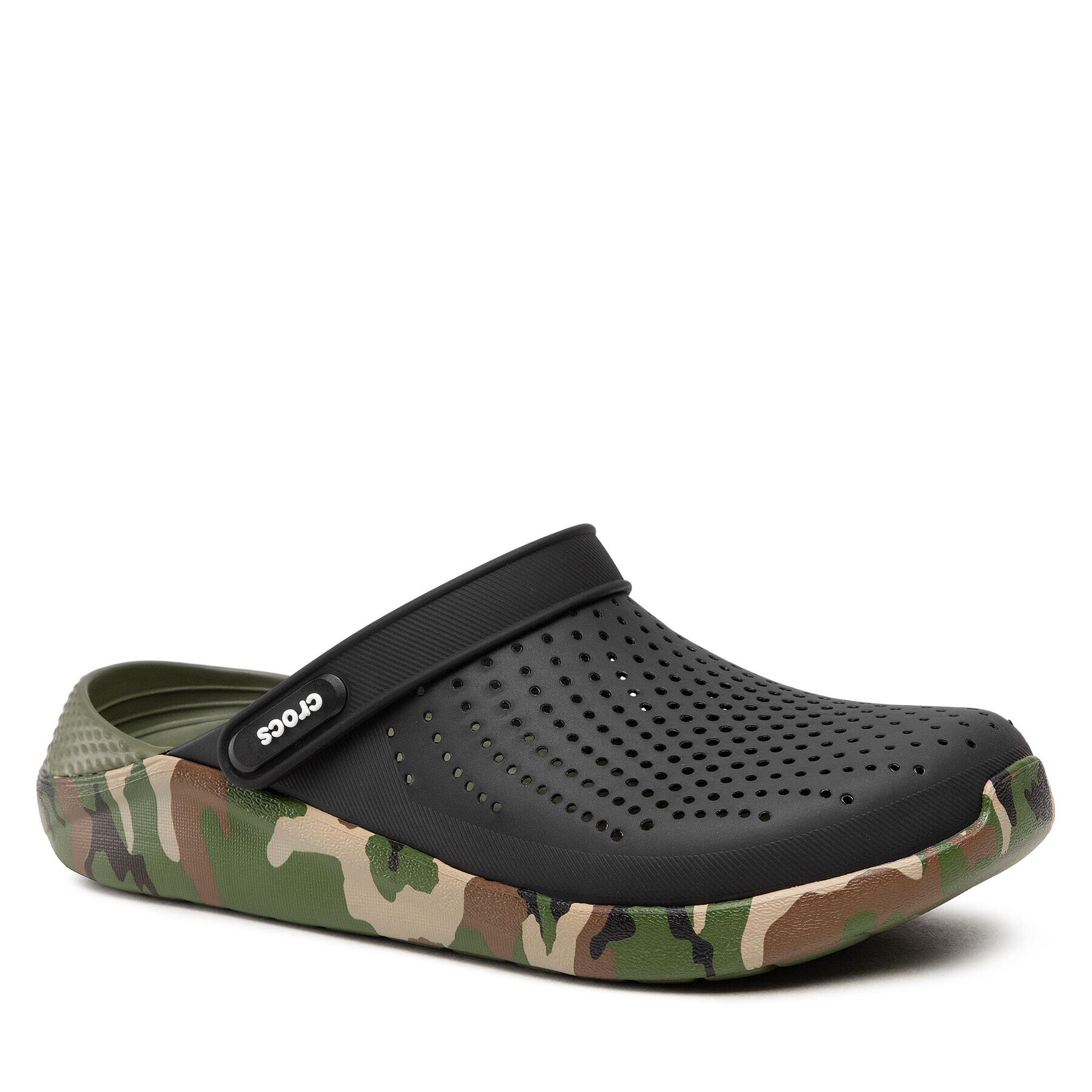 Crocs Nazouváky Literide Printed Camo 206491 Černá - Pepit.cz