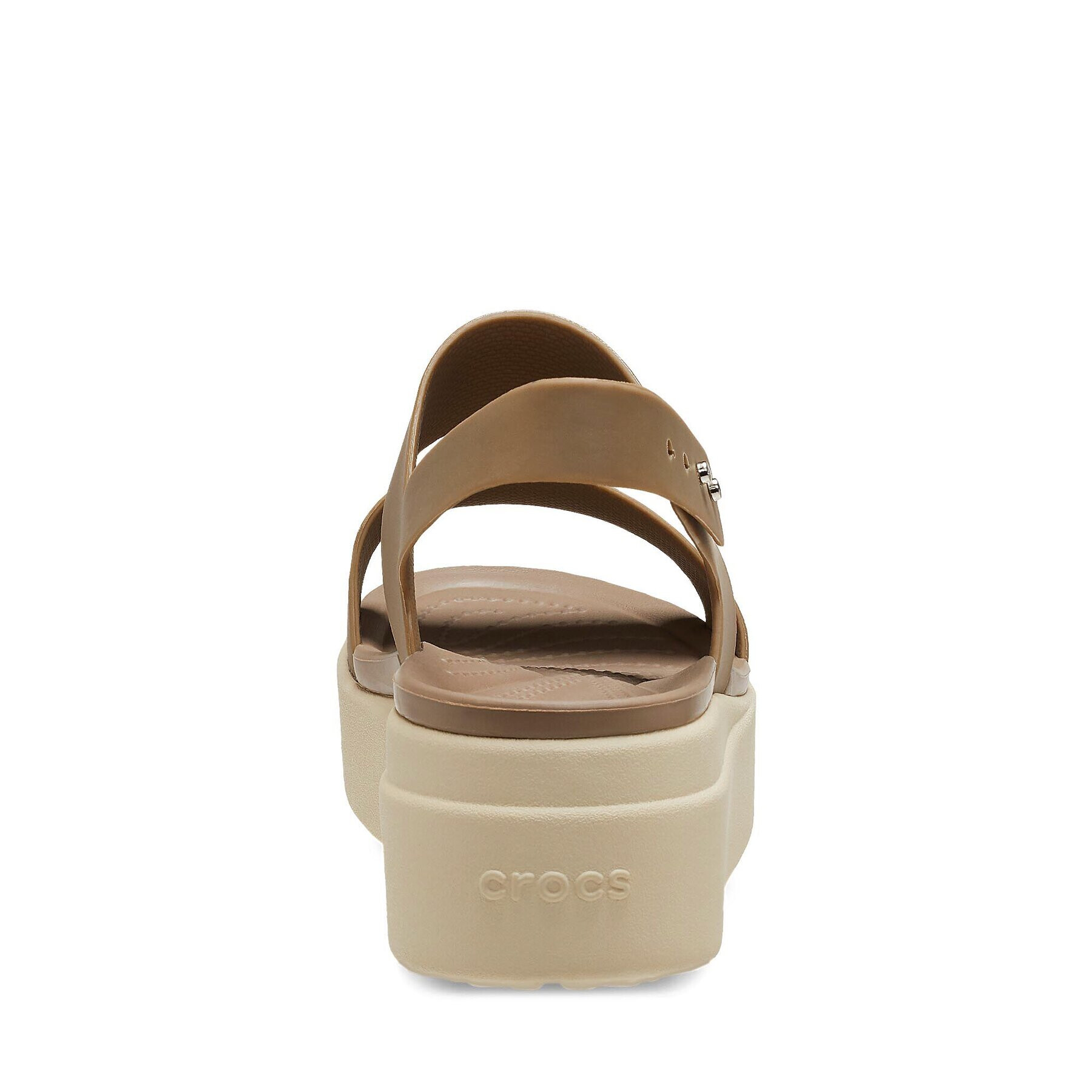 Crocs Sandály Brooklyn Low Wedge W 206453 Khaki - Pepit.cz