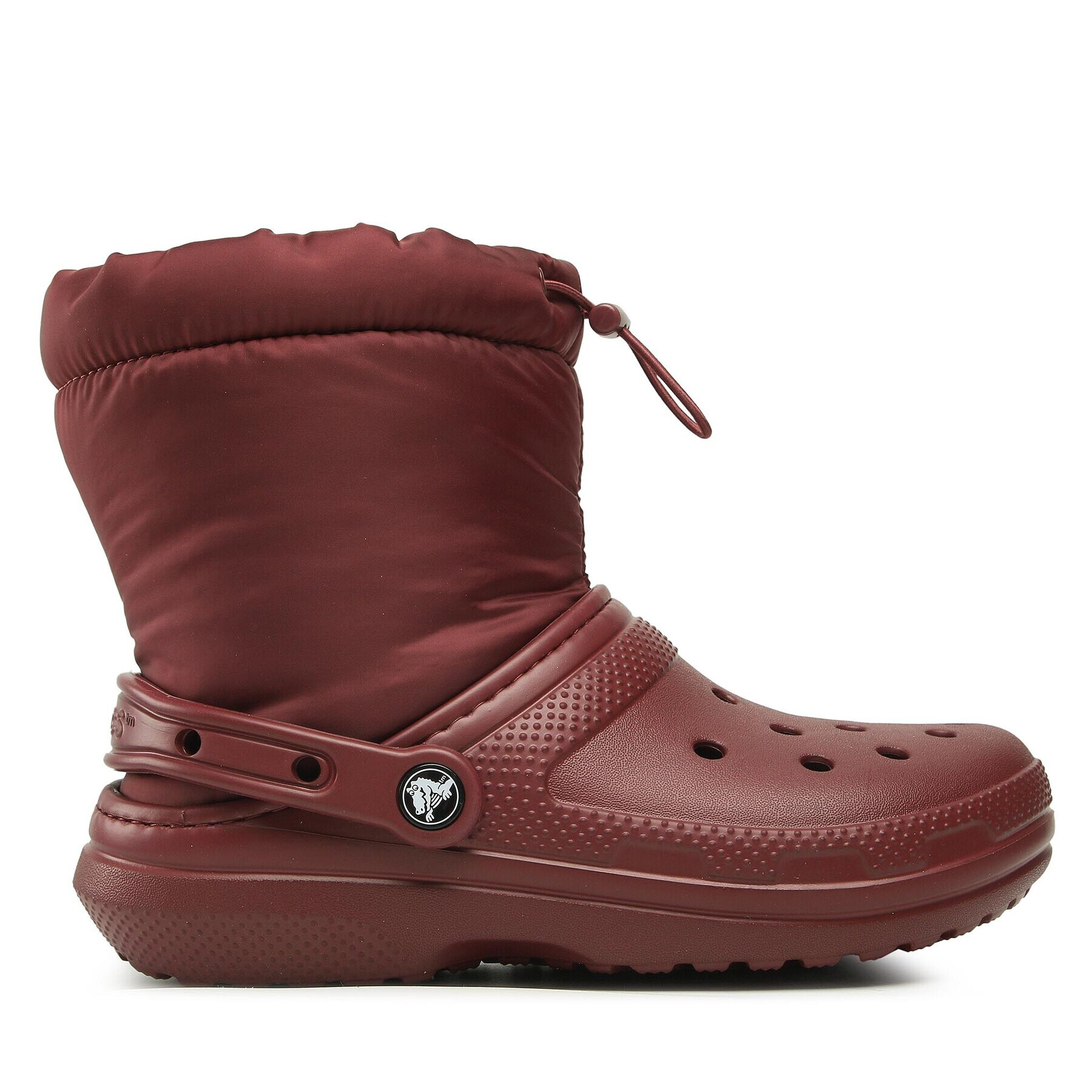 Crocs Sněhule Classic Lined Neo Puff Boot 206630 Bordó - Pepit.cz