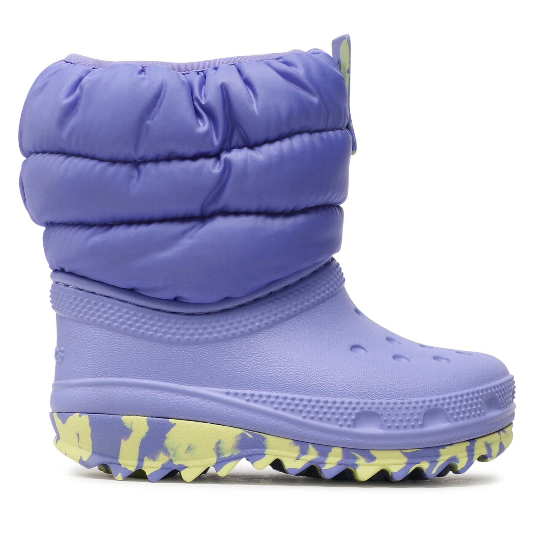 Crocs Sněhule Classic Neo Puff Boot T 207683 Fialová - Pepit.cz