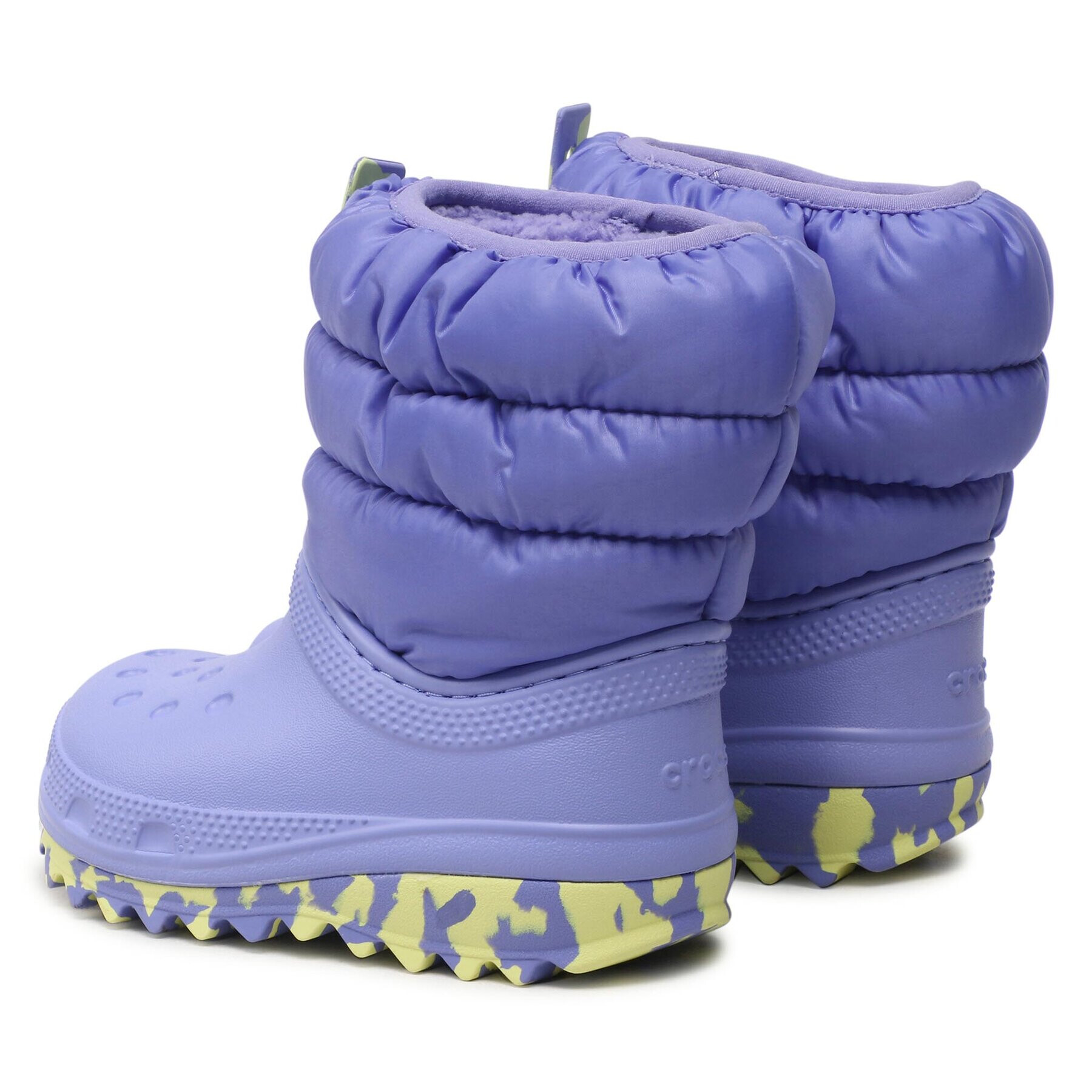 Crocs Sněhule Classic Neo Puff Boot T 207683 Fialová - Pepit.cz