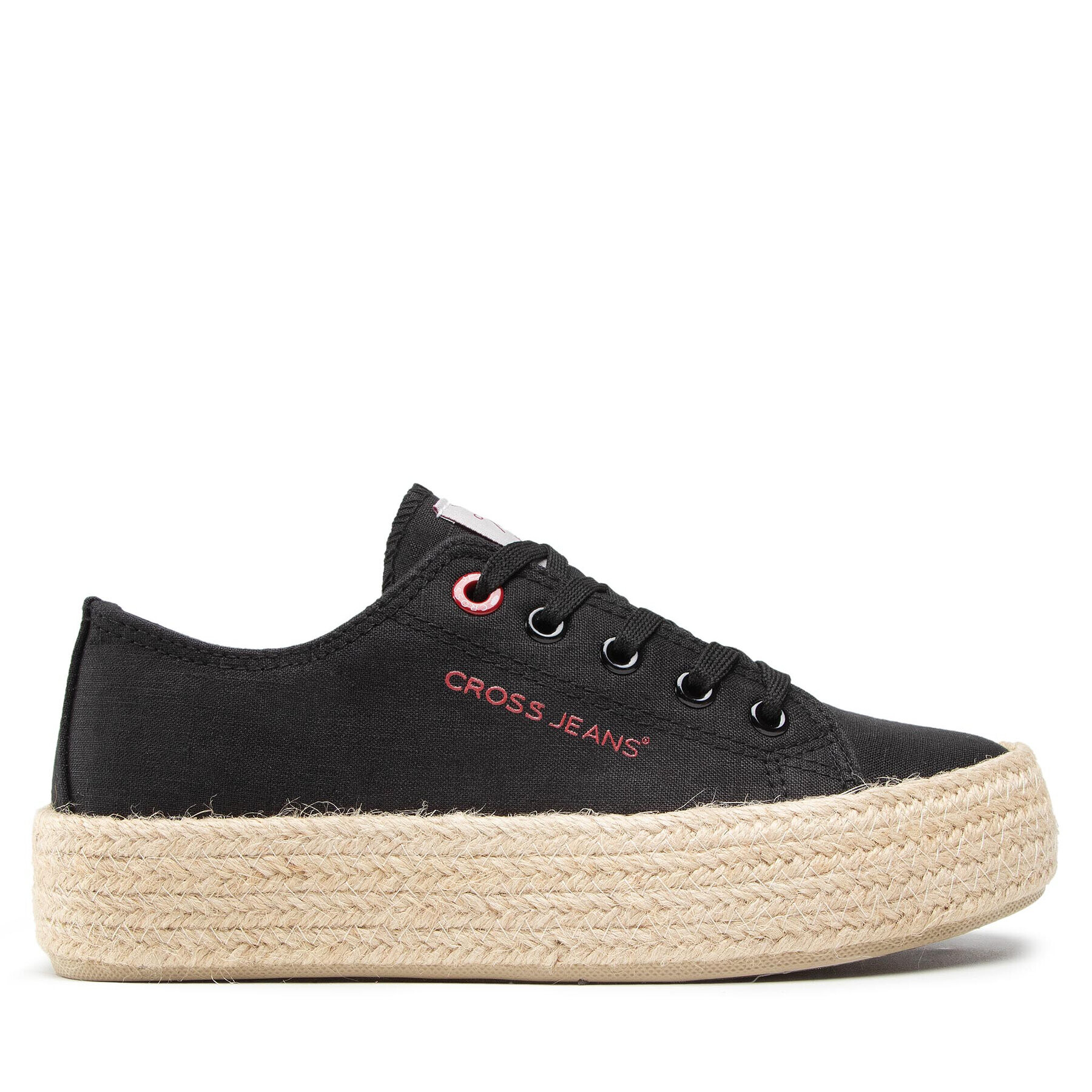 Cross Jeans Espadrilky JJ2R4007C Černá - Pepit.cz