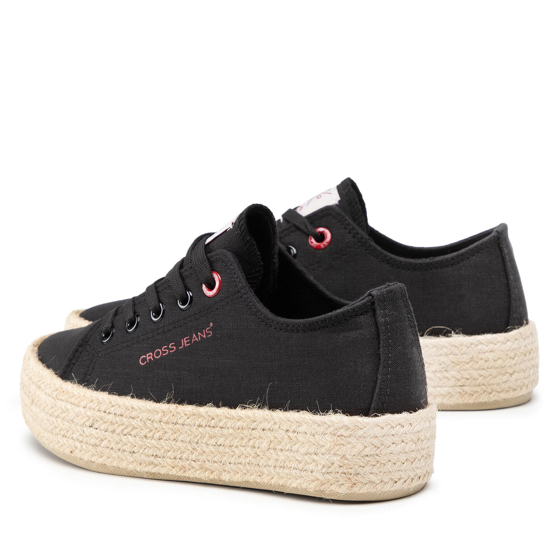 Cross Jeans Espadrilky JJ2R4007C Černá - Pepit.cz