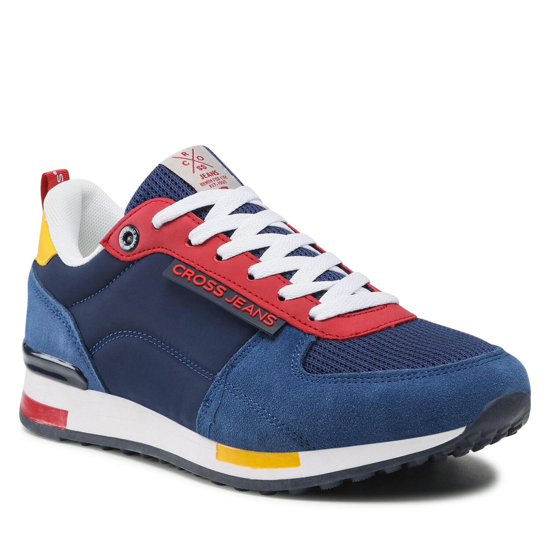 Cross Jeans Sneakersy JJ1R4008C Tmavomodrá - Pepit.cz