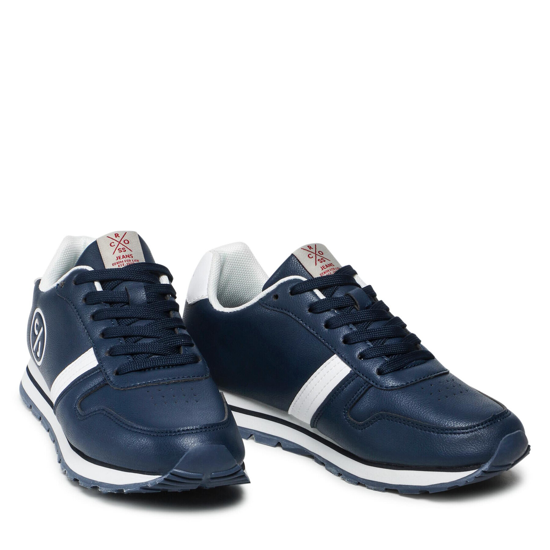 Cross Jeans Sneakersy JJ2R4022C Tmavomodrá - Pepit.cz