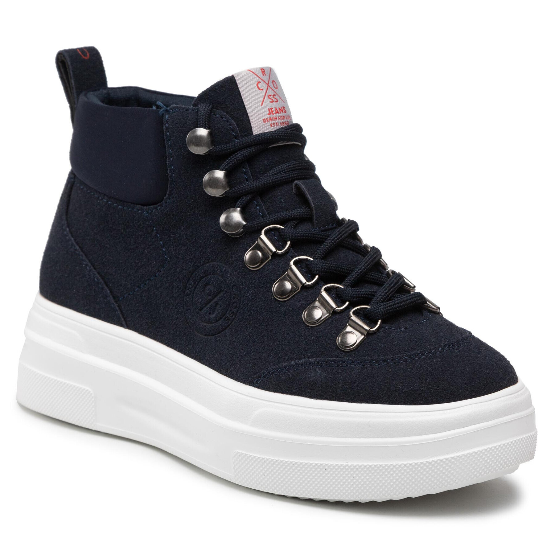 Cross Jeans Sneakersy KK2R4075C Tmavomodrá - Pepit.cz