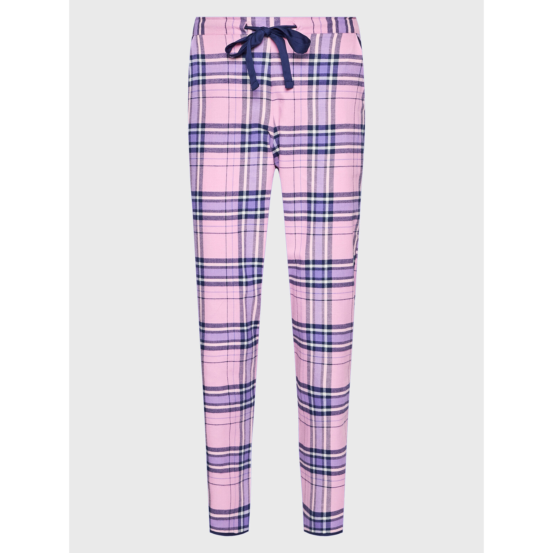 Cyberjammies Pyžamové kalhoty Brushed Check 9464 Růžová Regular Fit - Pepit.cz