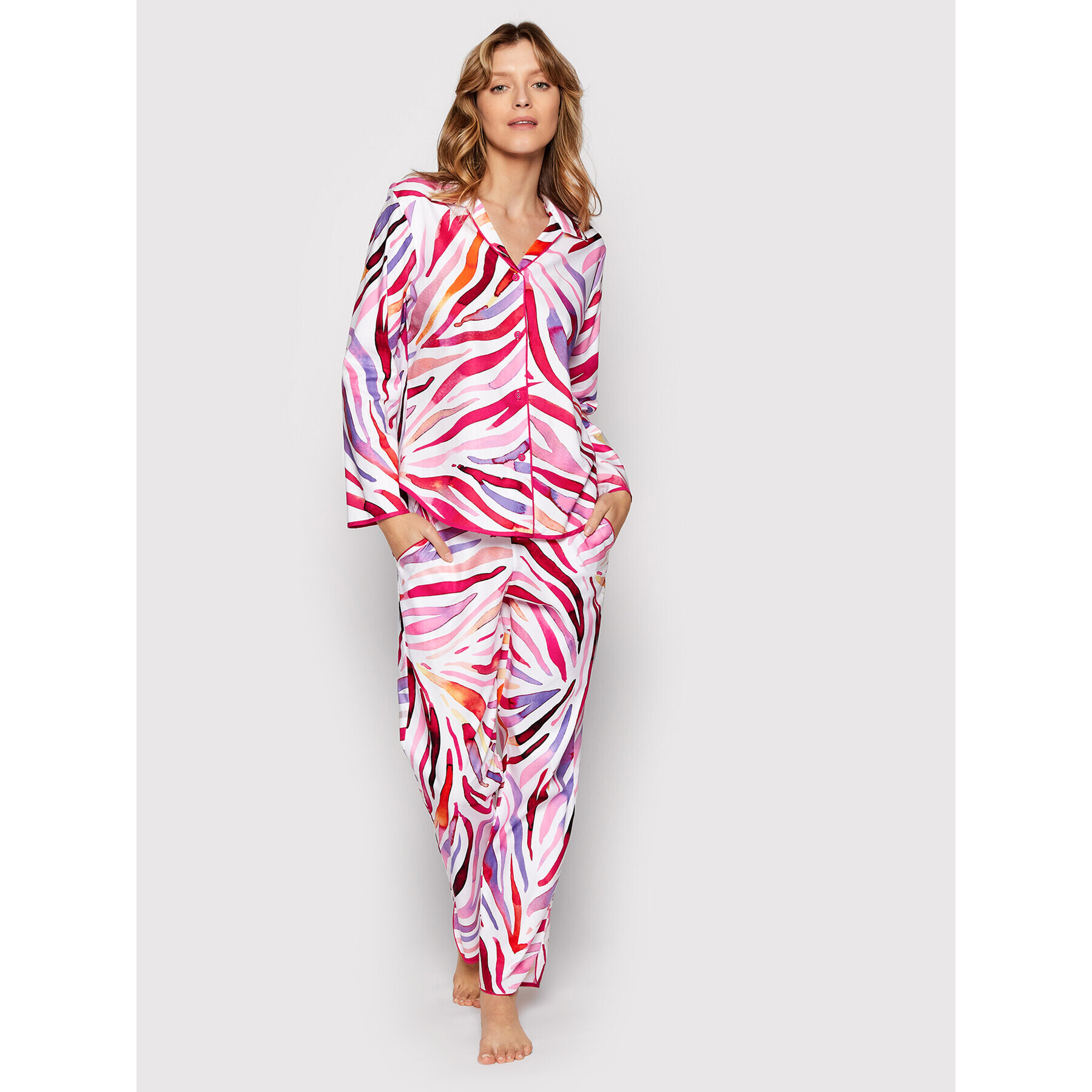 Cyberjammies Pyžamové kalhoty Carrie 9055 Růžová Regular Fit - Pepit.cz