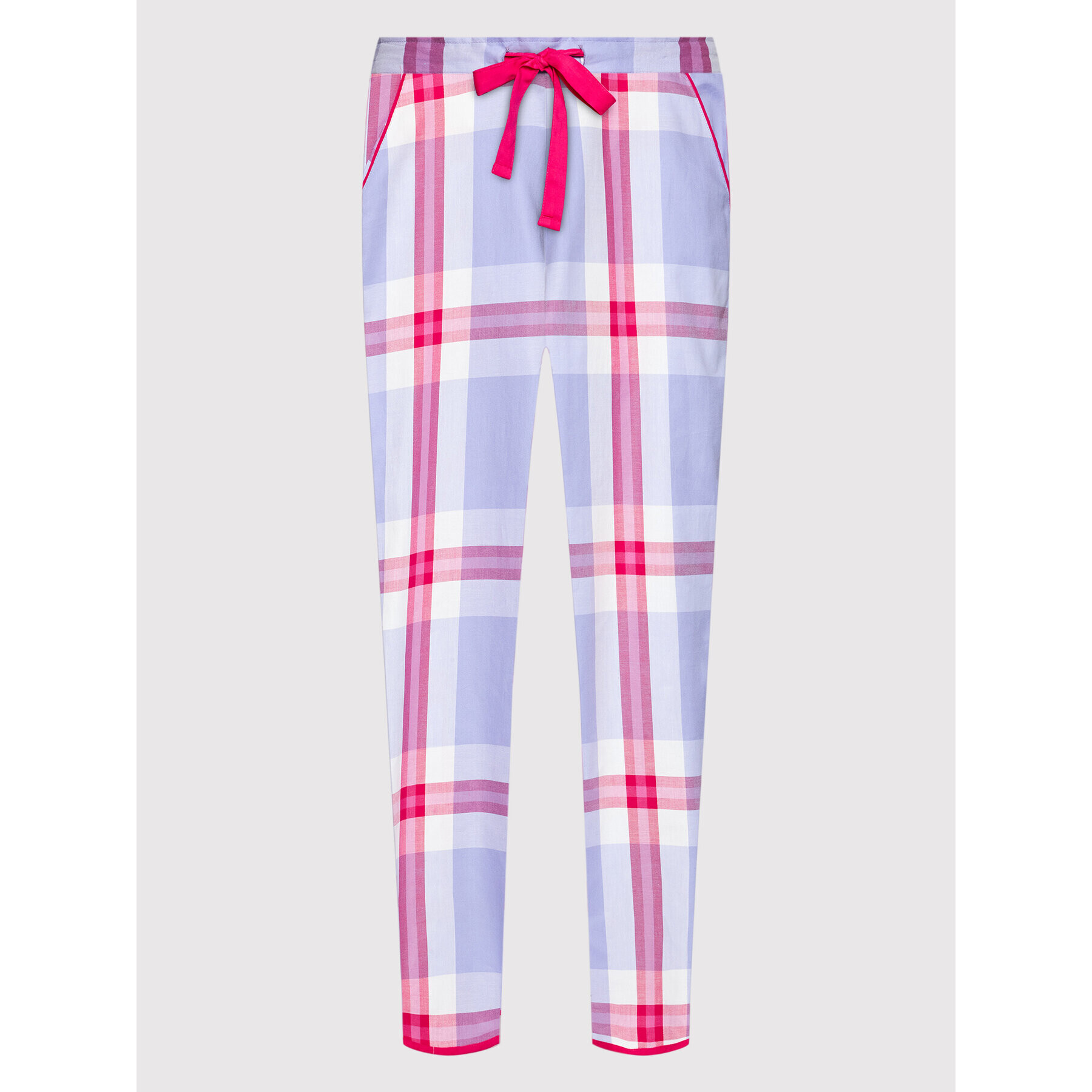 Cyberjammies Pyžamové kalhoty Carrie Check 9058 Fialová Relaxed Fit - Pepit.cz