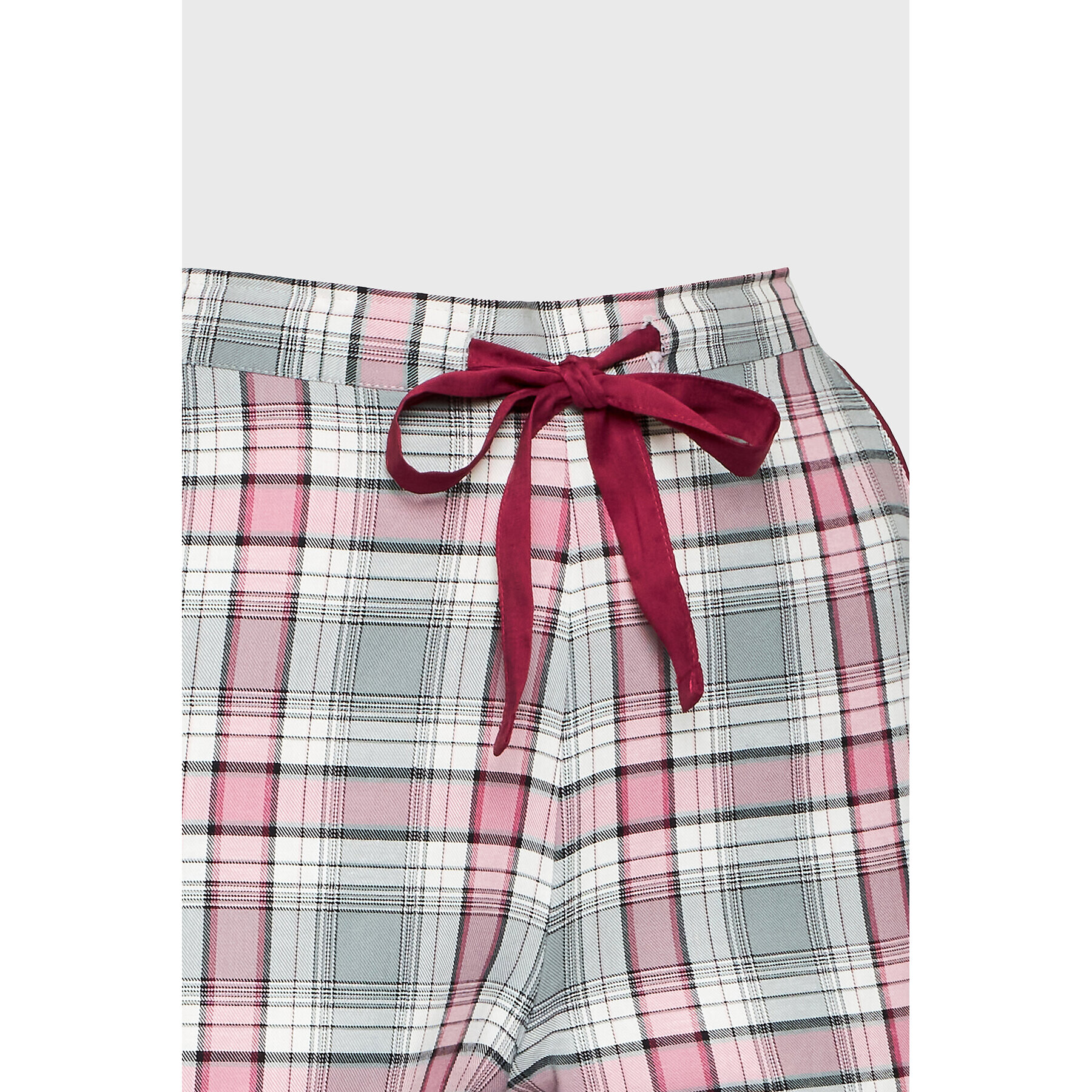 Cyberjammies Pyžamové kalhoty Jessica Brushed Check 9420 Šedá Regular Fit - Pepit.cz