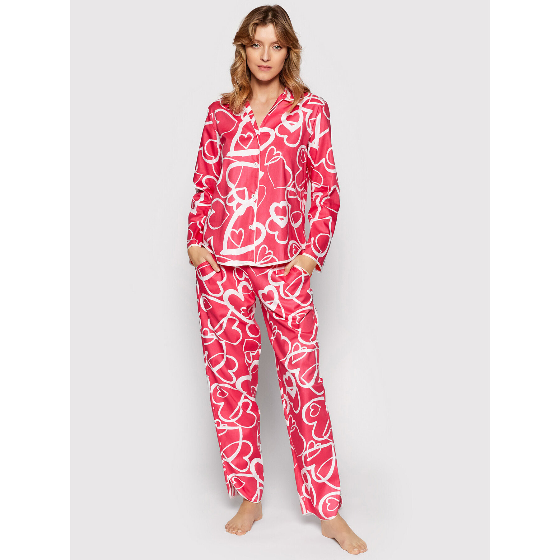 Cyberjammies Pyžamové kalhoty Mallory 9024 Růžová Regular Fit - Pepit.cz