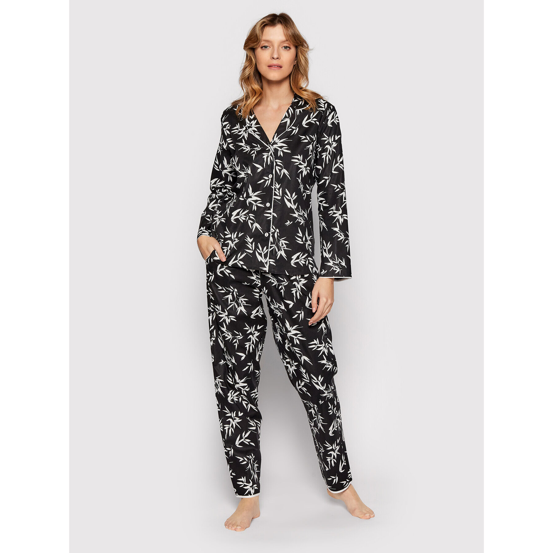 Cyberjammies Pyžamový top Katie 9033 Černá Regular Fit - Pepit.cz