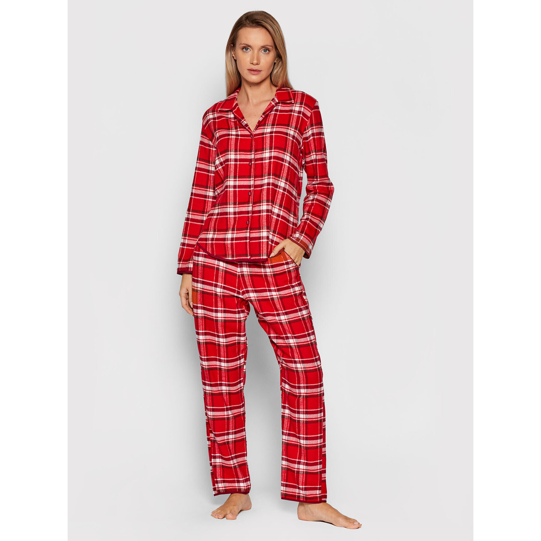 Cyberjammies Pyžamový top Robyn 4983 Červená - Pepit.cz