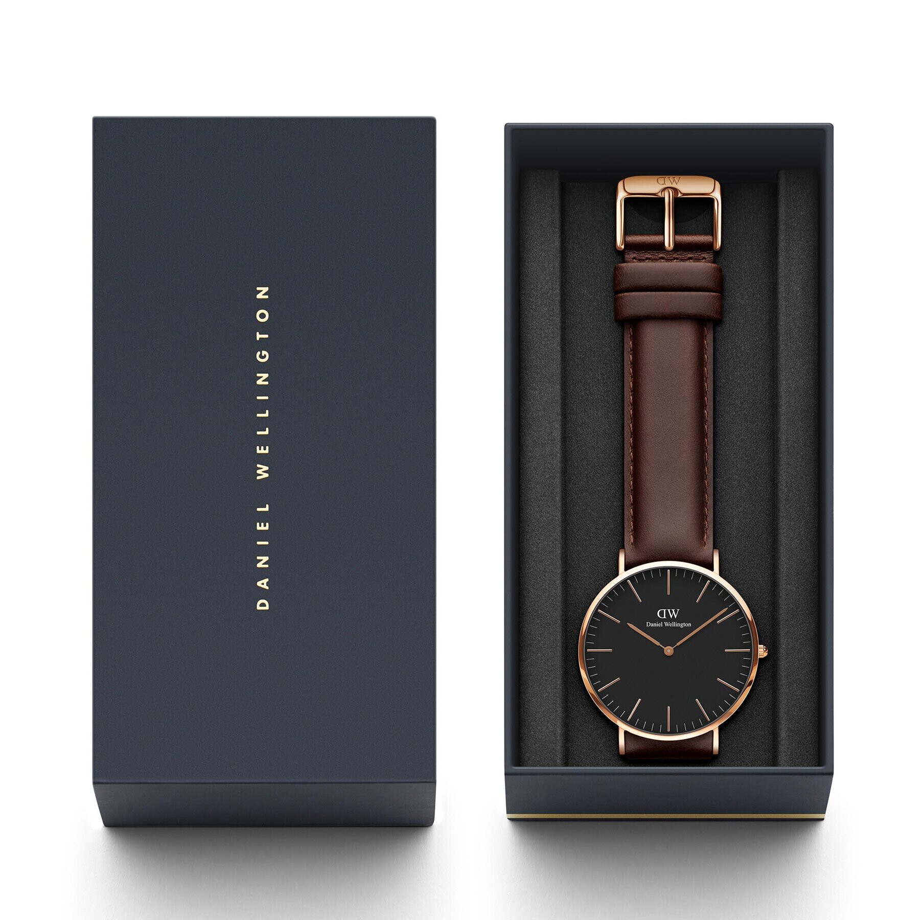 Daniel Wellington Hodinky Classic DW00100125 Hnědá - Pepit.cz