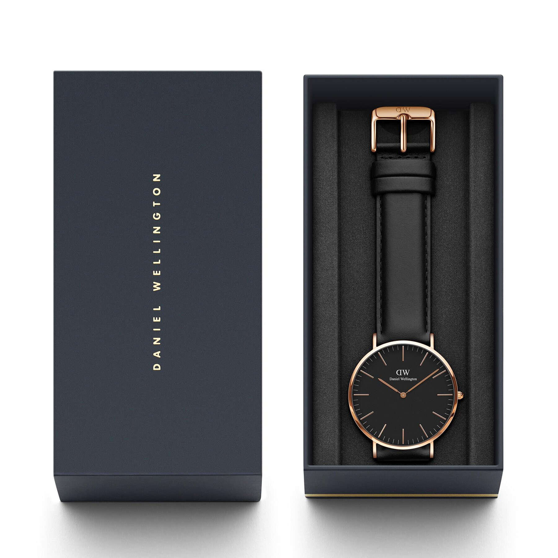 Daniel Wellington Hodinky Classic DW00100127 Černá - Pepit.cz