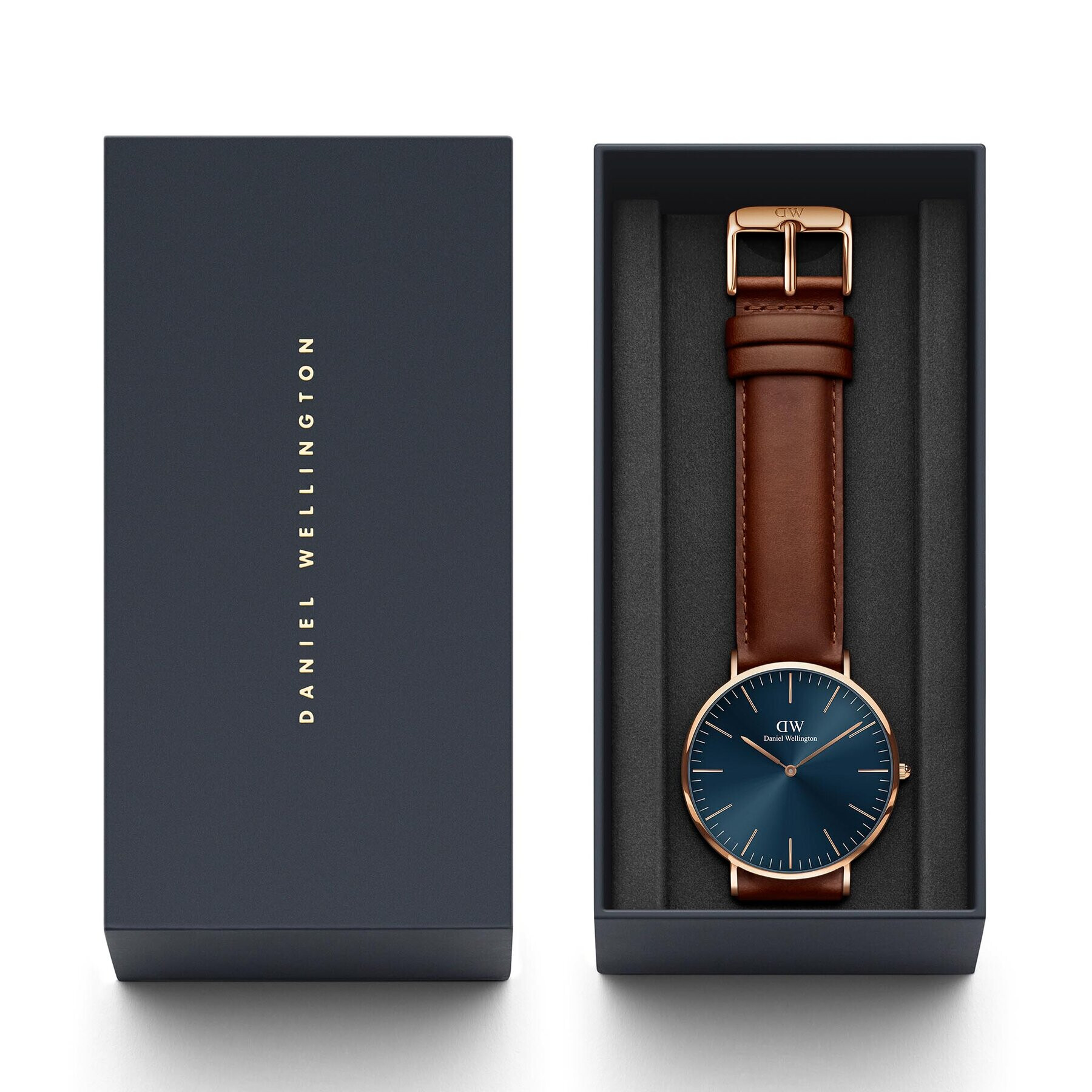 Daniel Wellington Hodinky Classic St Mawes DW00100626 Hnědá - Pepit.cz