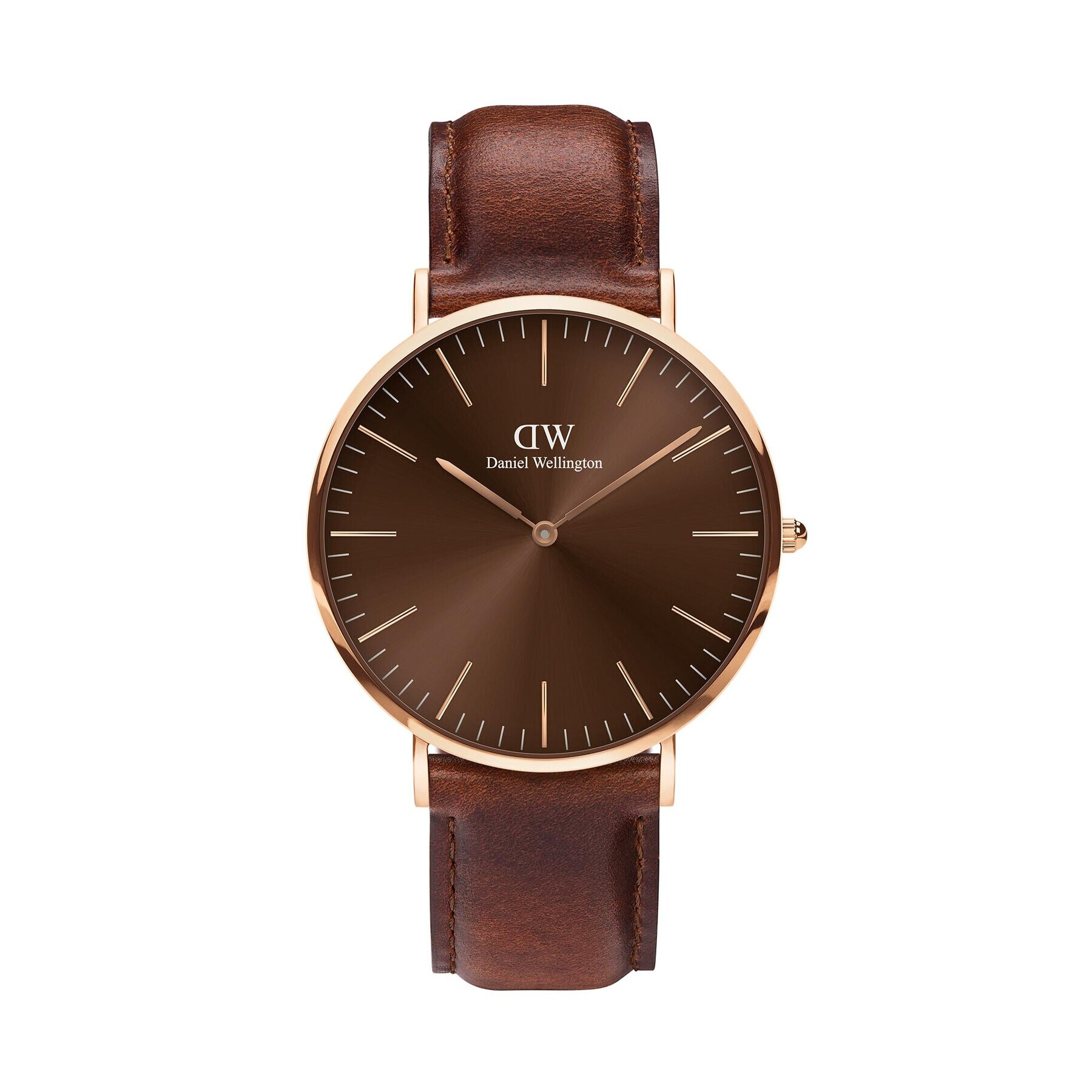 Daniel Wellington Hodinky Classic St Mawes DW00100627 Hnědá - Pepit.cz