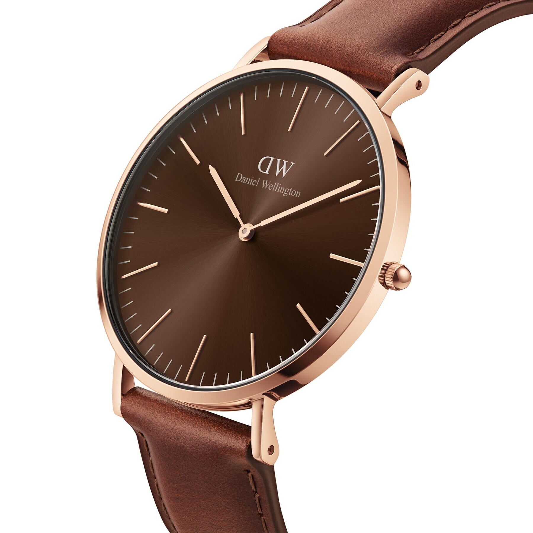 Daniel Wellington Hodinky Classic St Mawes DW00100627 Hnědá - Pepit.cz