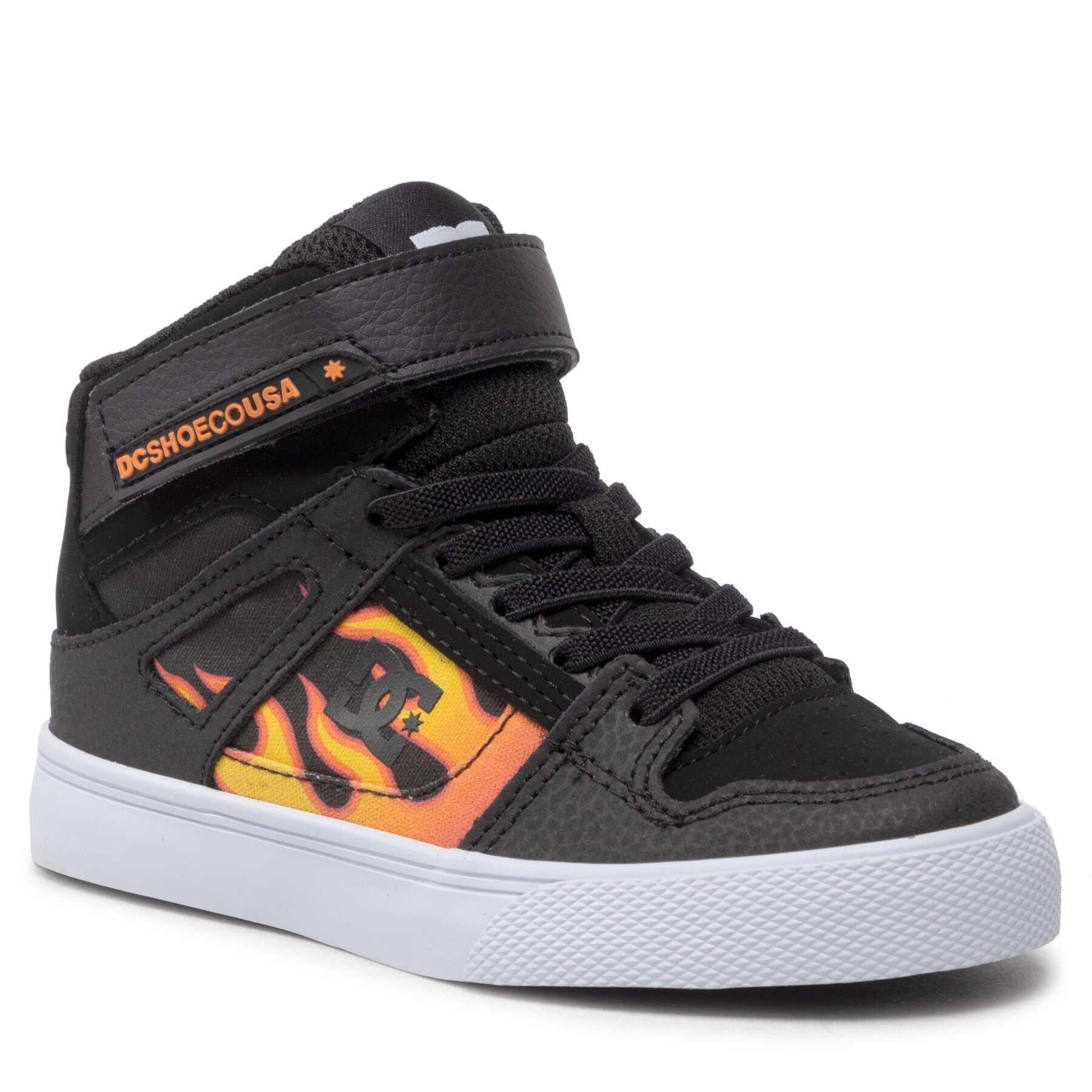 DC Sneakersy Pure High-Top Ev ADBS300324 Černá - Pepit.cz