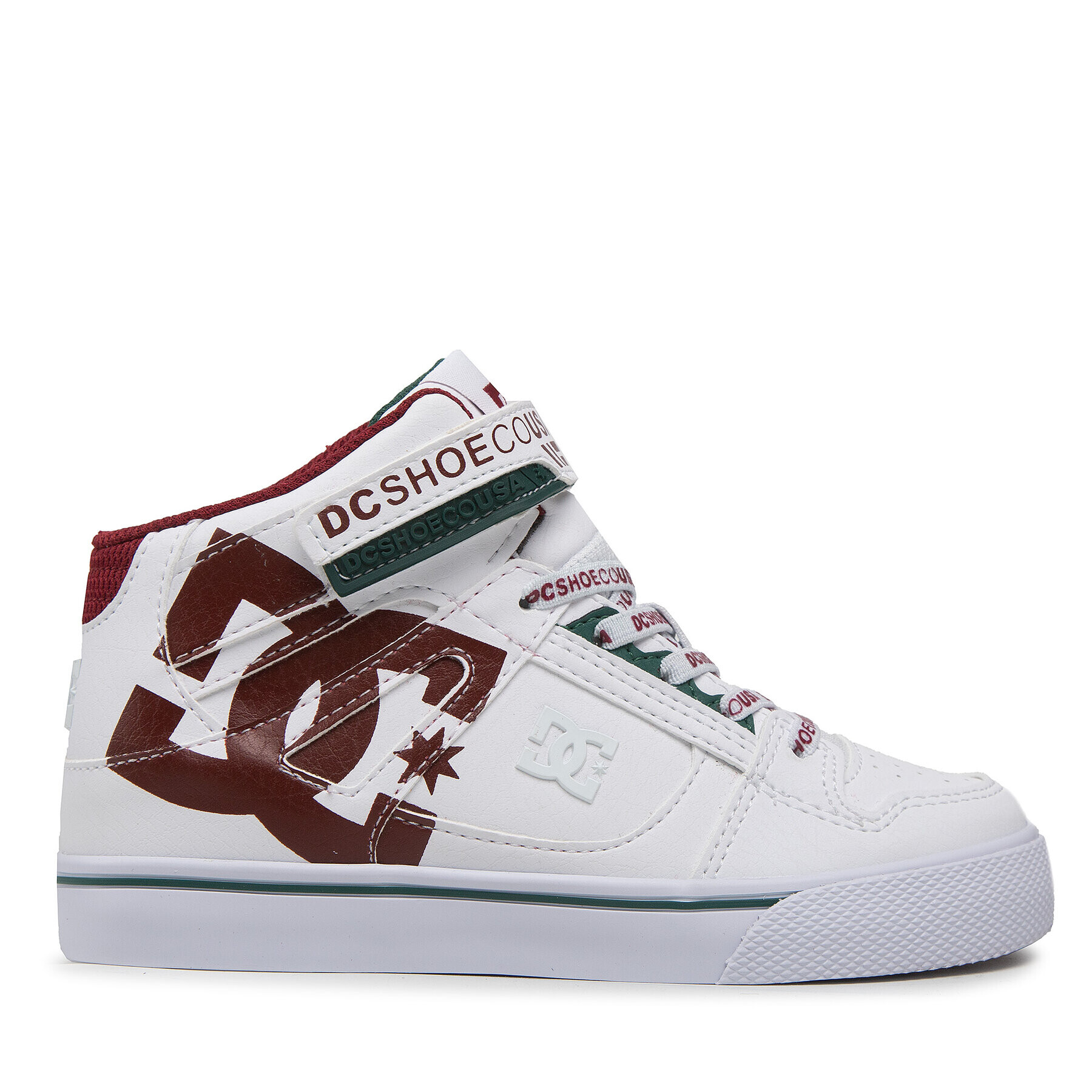 DC Sneakersy Pure High-Top Se Ev Sn ADBS300329 Bílá - Pepit.cz