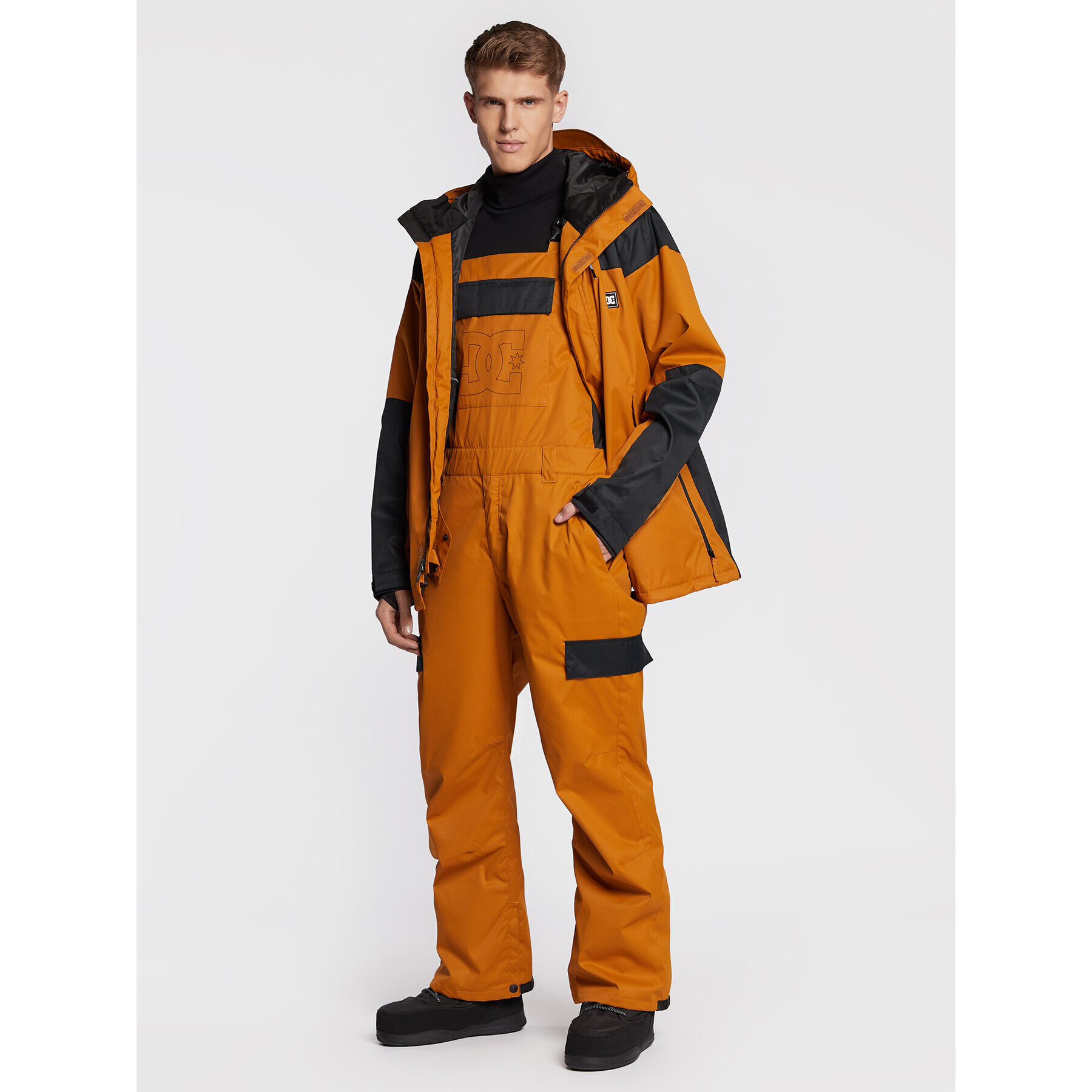 DC Snowboardové kalhoty Docile ADYTP03030 Oranžová Regular Fit - Pepit.cz