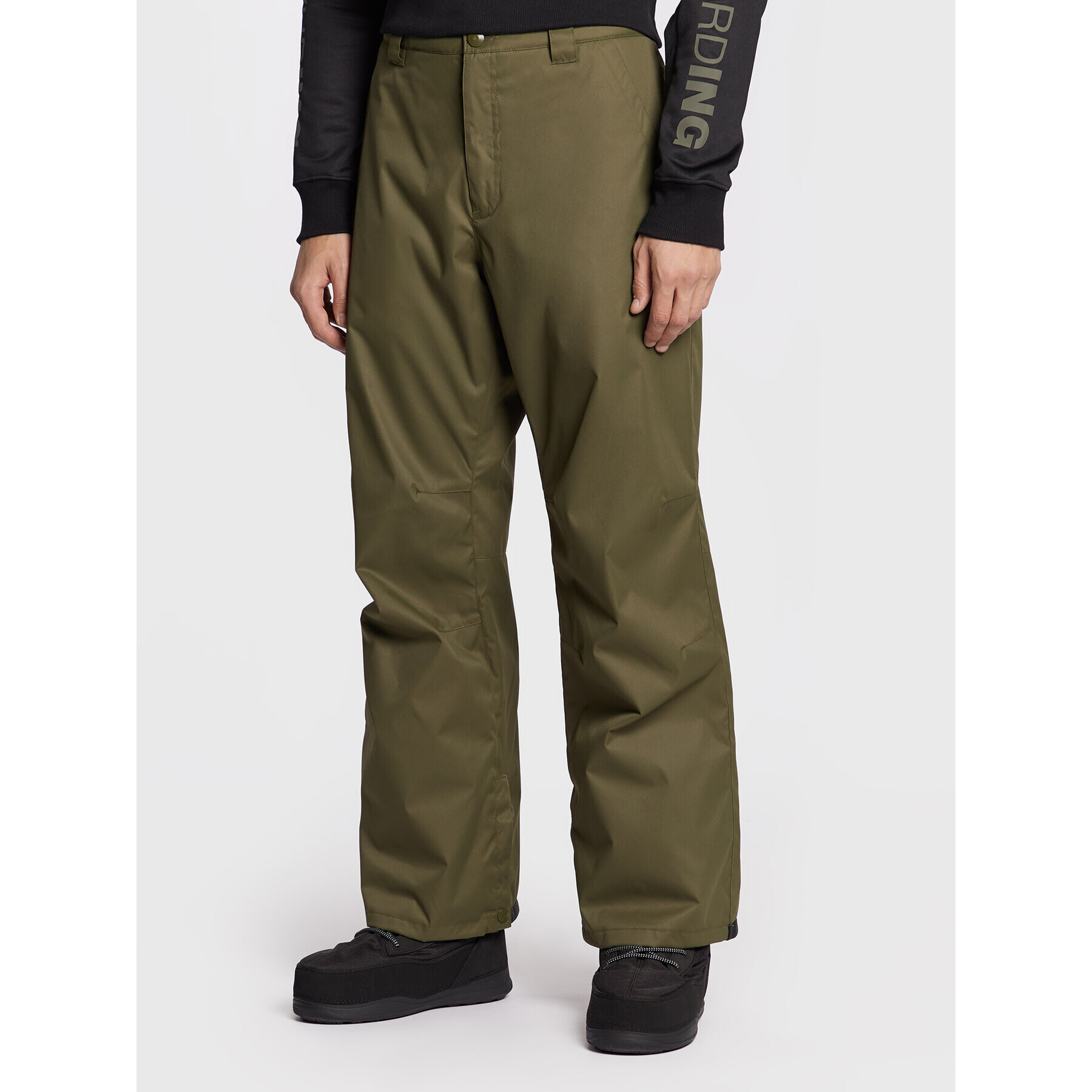 DC Snowboardové kalhoty Snow Chino ADYTP03031 Zelená Regular Fit - Pepit.cz