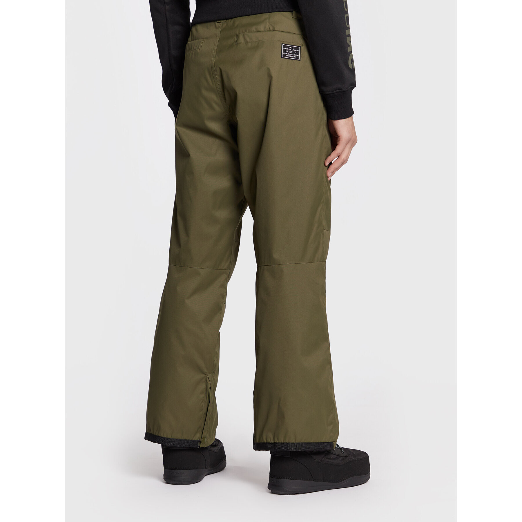 DC Snowboardové kalhoty Snow Chino ADYTP03031 Zelená Regular Fit - Pepit.cz