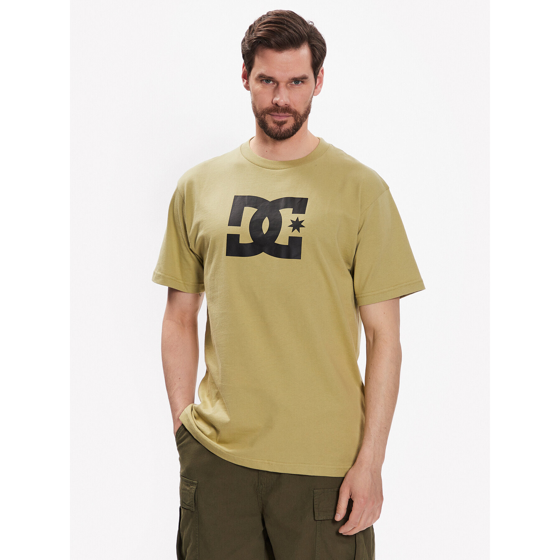 DC T-Shirt ADYZT04985 Zelená Relaxed Fit - Pepit.cz