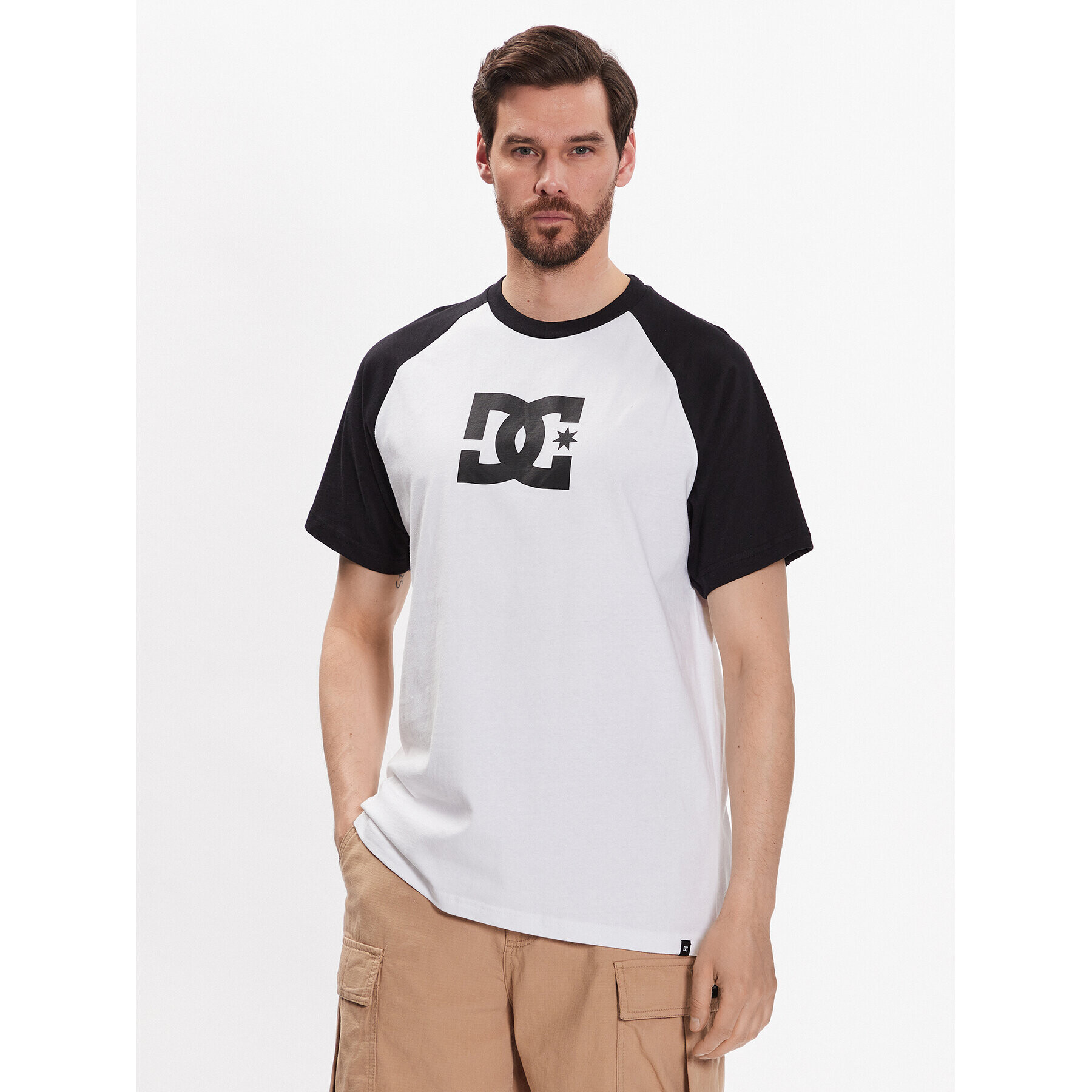 DC T-Shirt ADYZT04998 Bílá Regular Fit - Pepit.cz