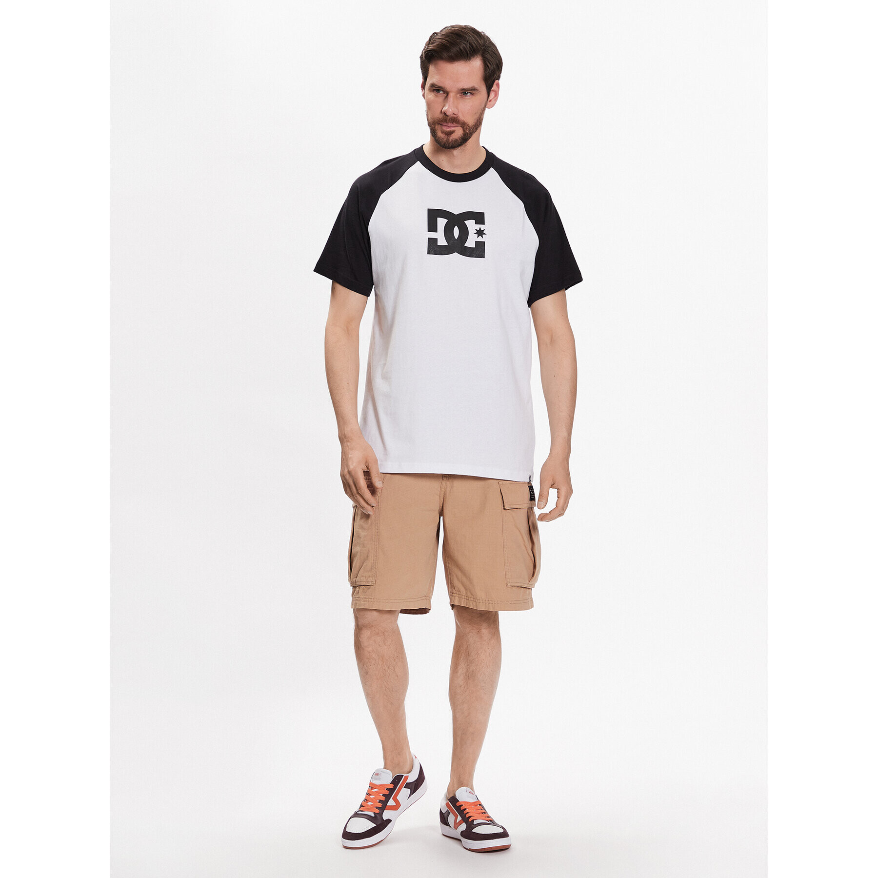 DC T-Shirt ADYZT04998 Bílá Regular Fit - Pepit.cz