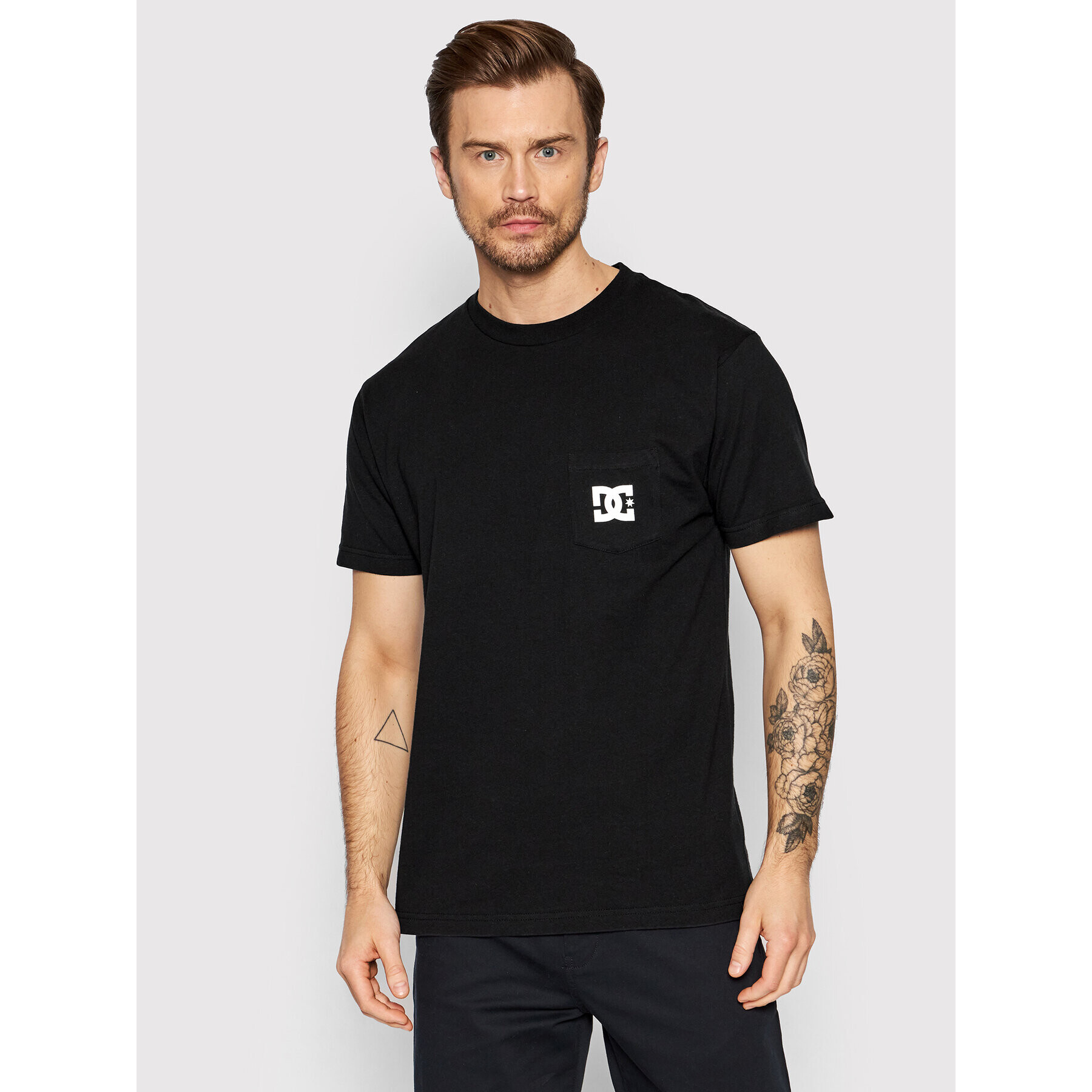 DC T-Shirt ADYZT05043 Černá Regular Fit - Pepit.cz