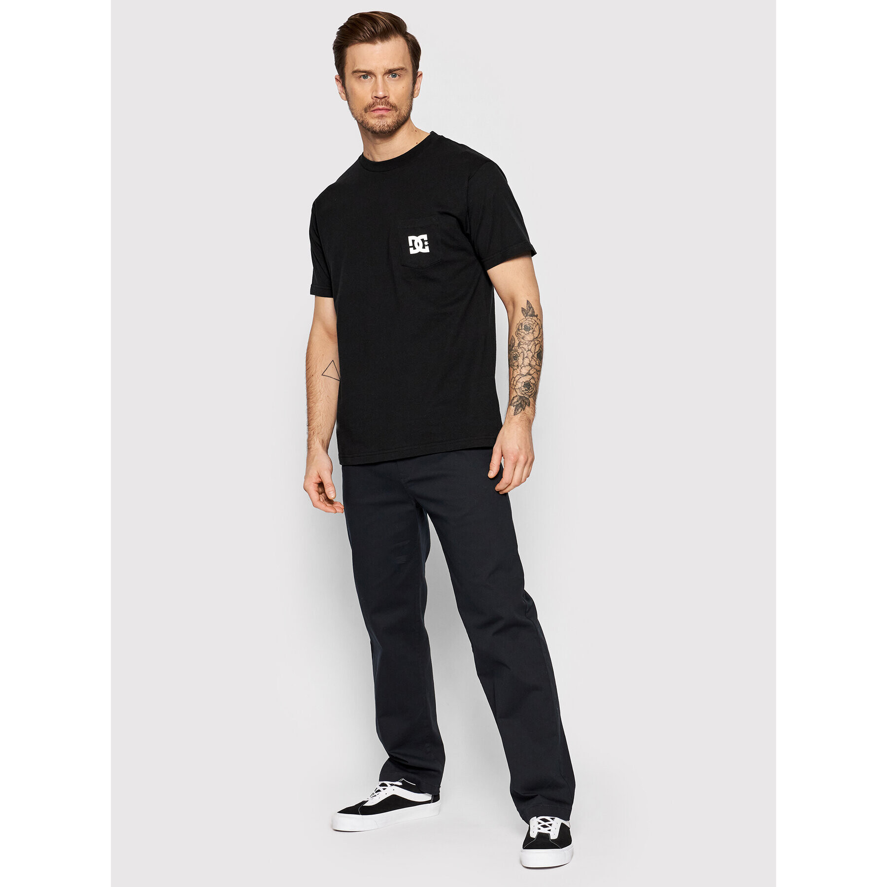 DC T-Shirt ADYZT05043 Černá Regular Fit - Pepit.cz