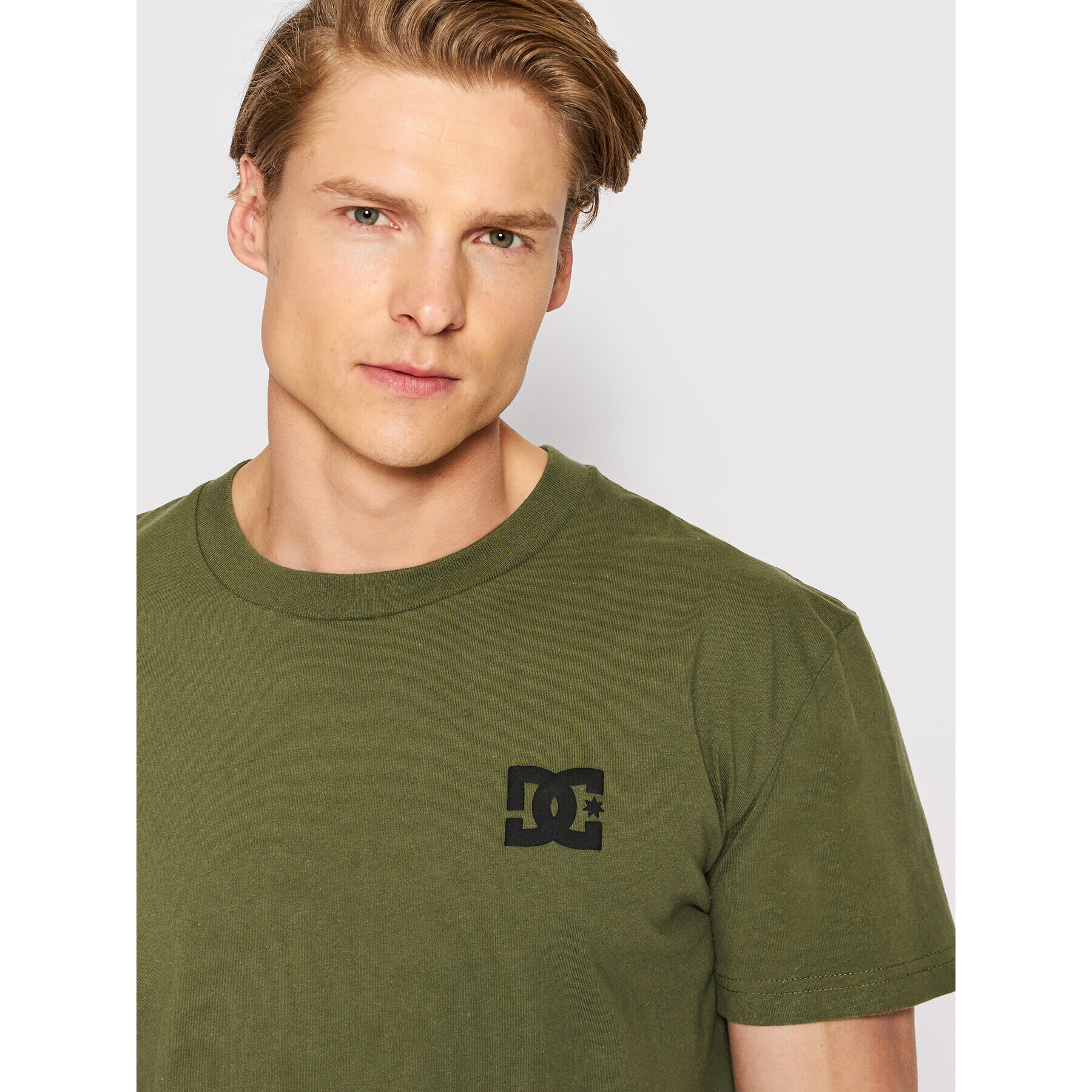 DC T-Shirt Big Problems ADYZT05095 Zelená Slim Fit - Pepit.cz